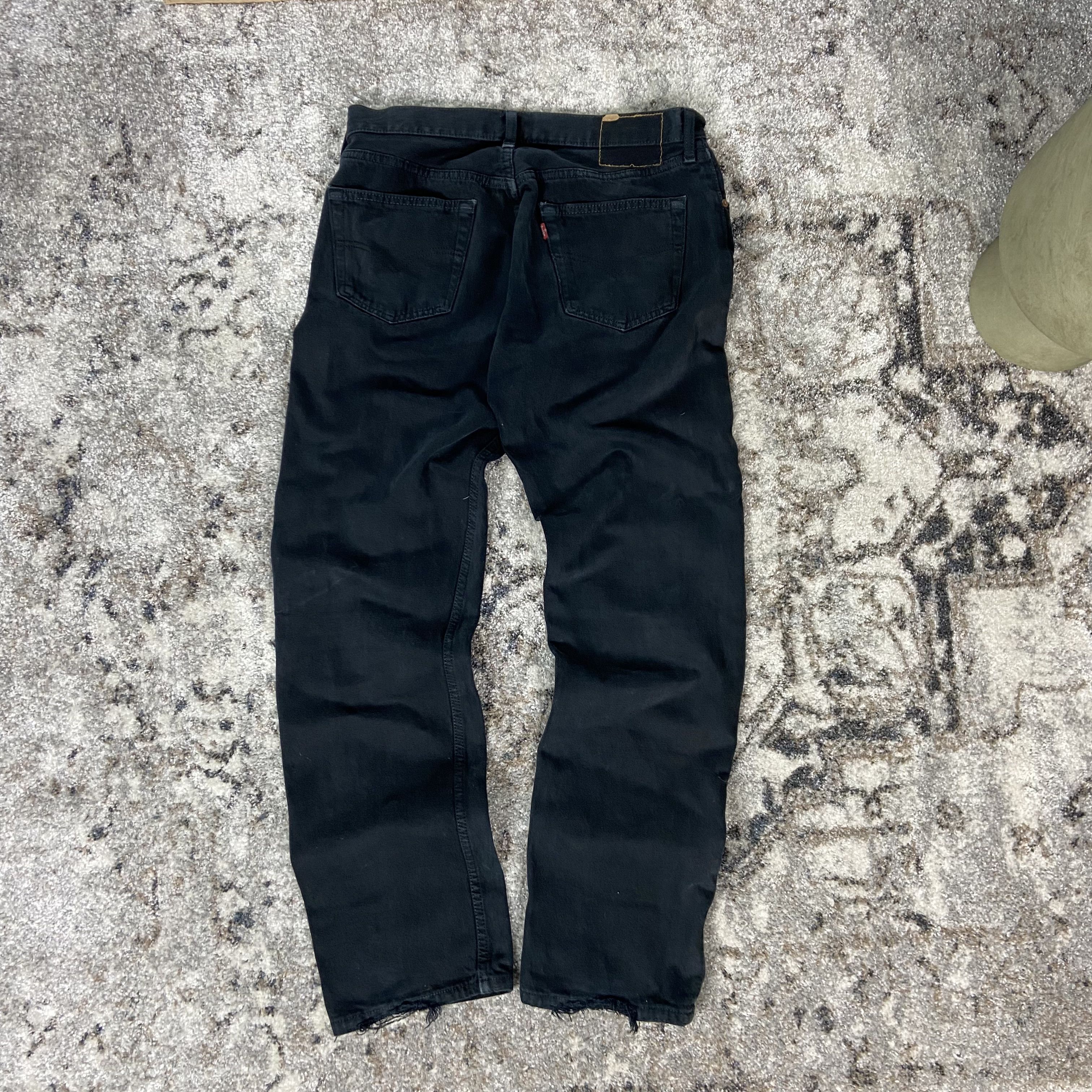 Levi's RETRO PUNK FADED BLACK JEANS LEVIS 1990s Size US 32 / EU 48 - 7 Thumbnail