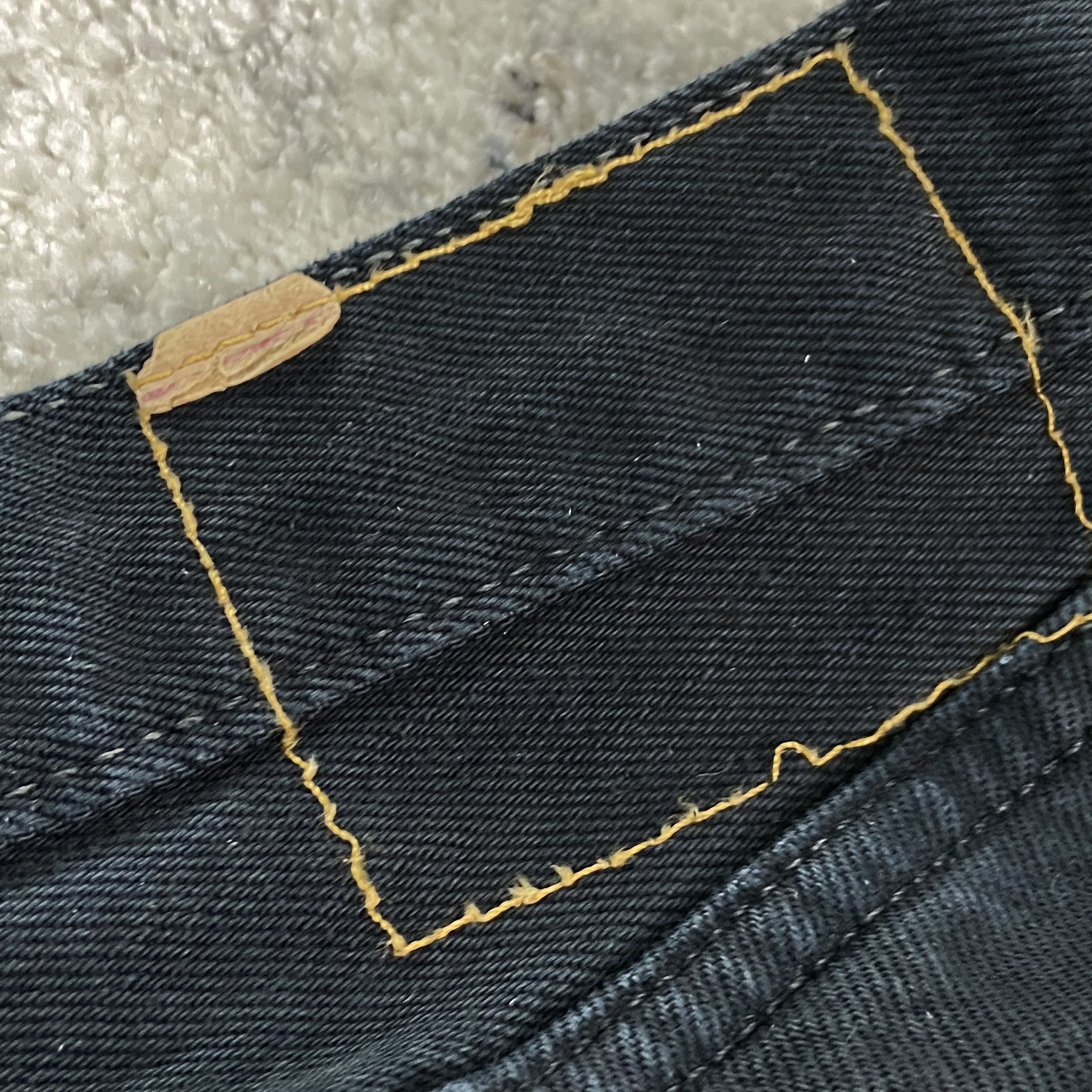 Levi's RETRO PUNK FADED BLACK JEANS LEVIS 1990s Size US 32 / EU 48 - 9 Thumbnail