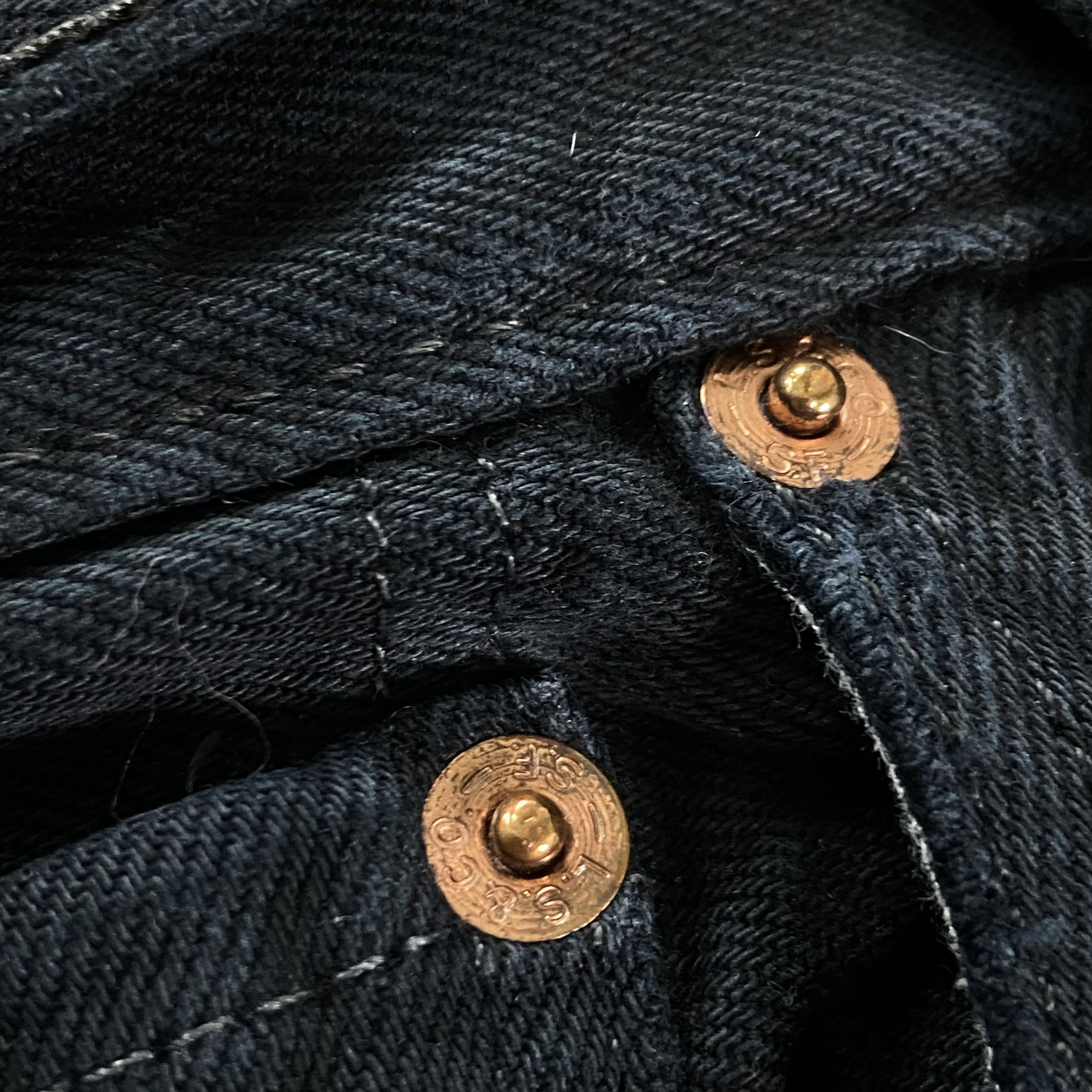Levi's RETRO PUNK FADED BLACK JEANS LEVIS 1990s Size US 32 / EU 48 - 6 Thumbnail