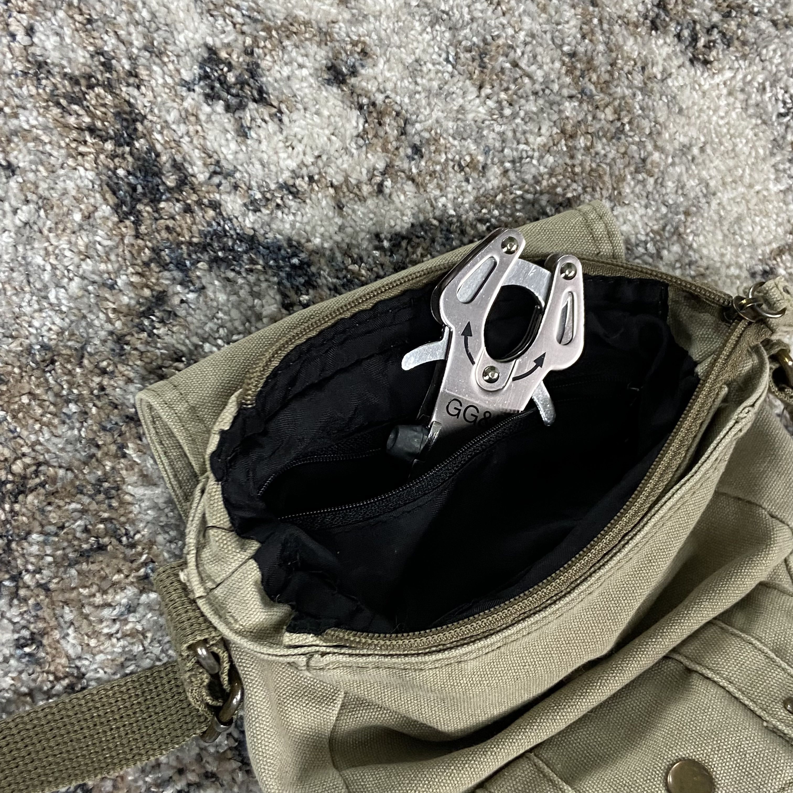 Japanese Brand Y2K MULTIPOCKET BONDAGE BAG - № 6047 Size ONE SIZE - 6 Thumbnail