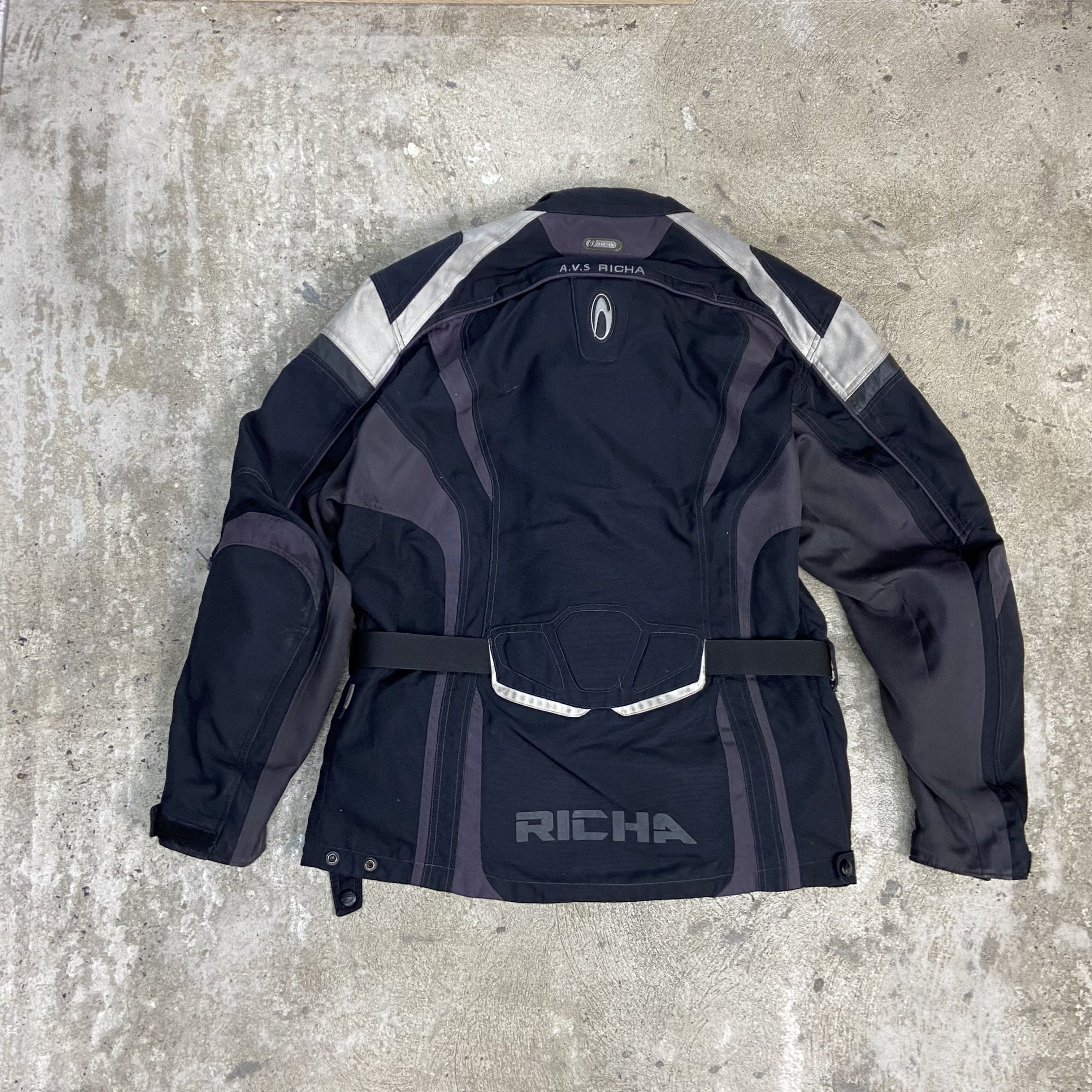 Japanese Brand RACING RICHA MULTIPOCKET TRANSFORMER BONDAGE JACKET 1990s Size US L / EU 52-54 / 3 - 15 Thumbnail