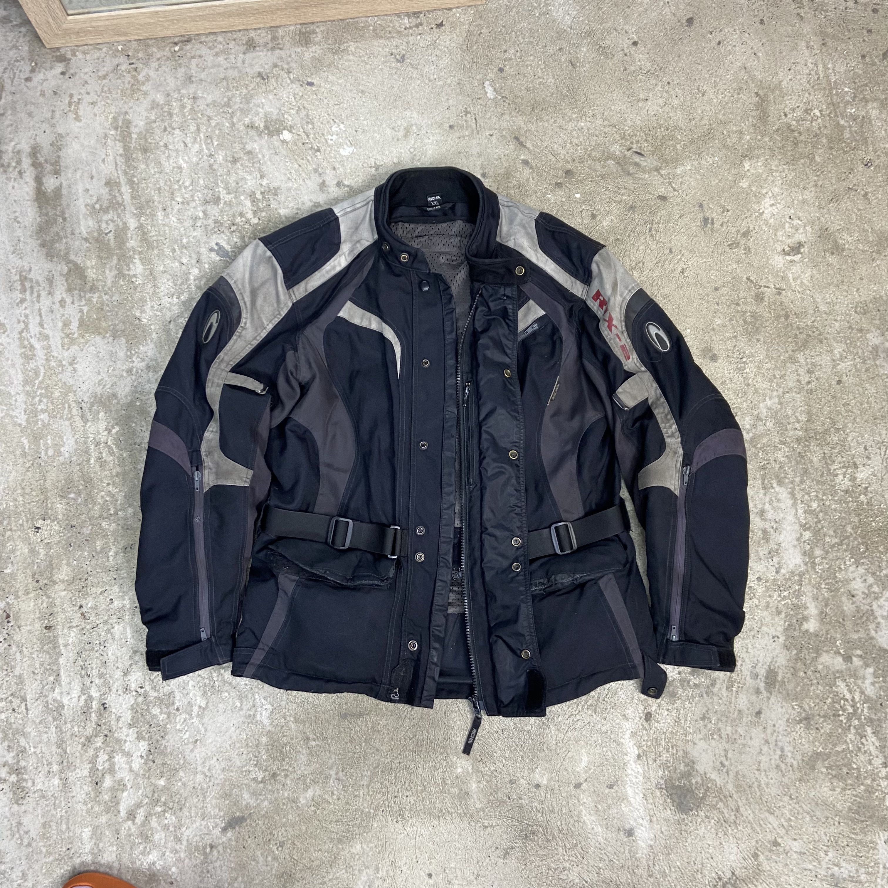 Japanese Brand RACING RICHA MULTIPOCKET TRANSFORMER BONDAGE JACKET 1990s Size US L / EU 52-54 / 3 - 8 Thumbnail