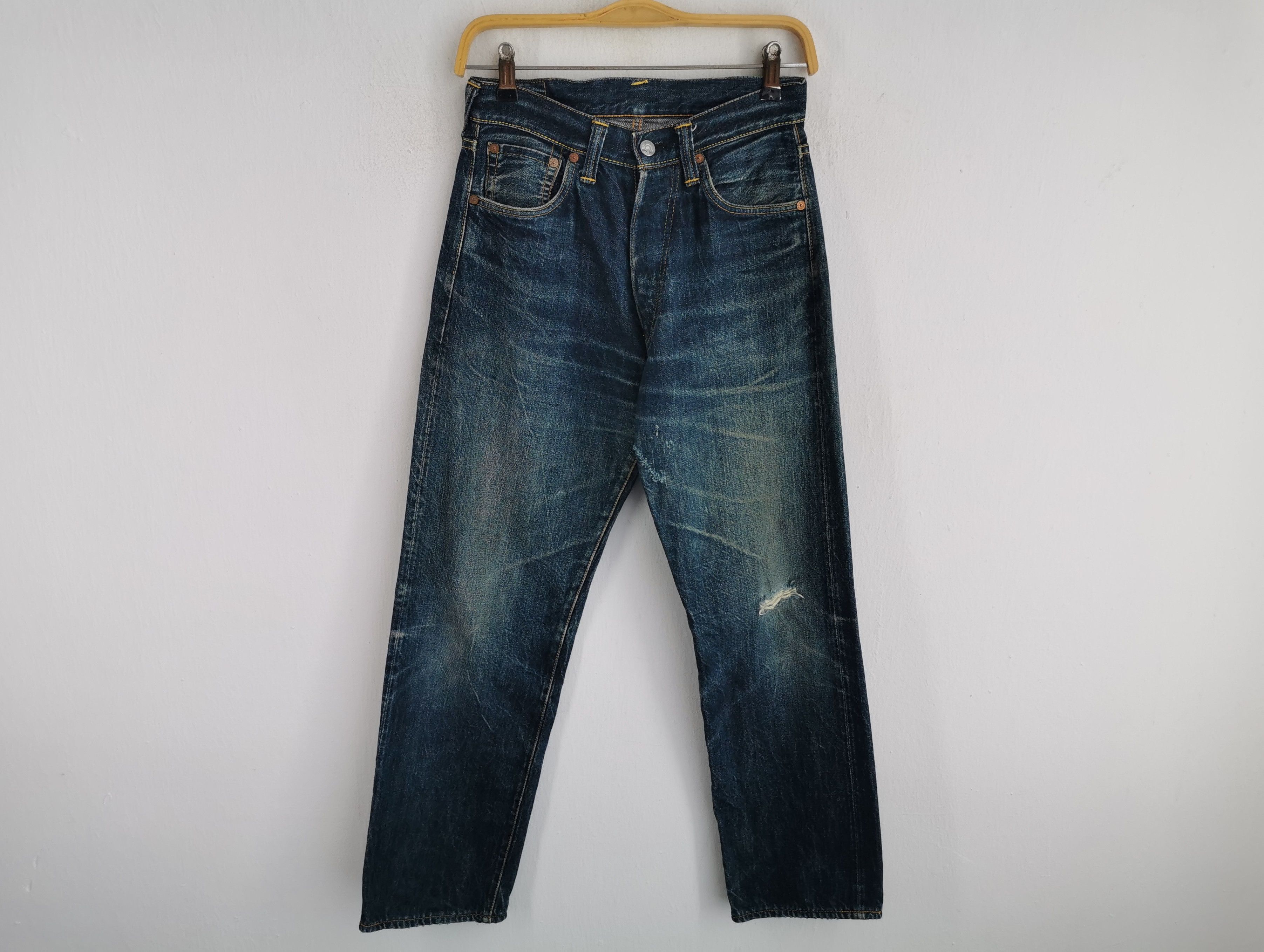 Evisu Vintage Evisu Selvedge Denim Made In Japan Size 27/30x35 Size US 27 - 2 Thumbnail