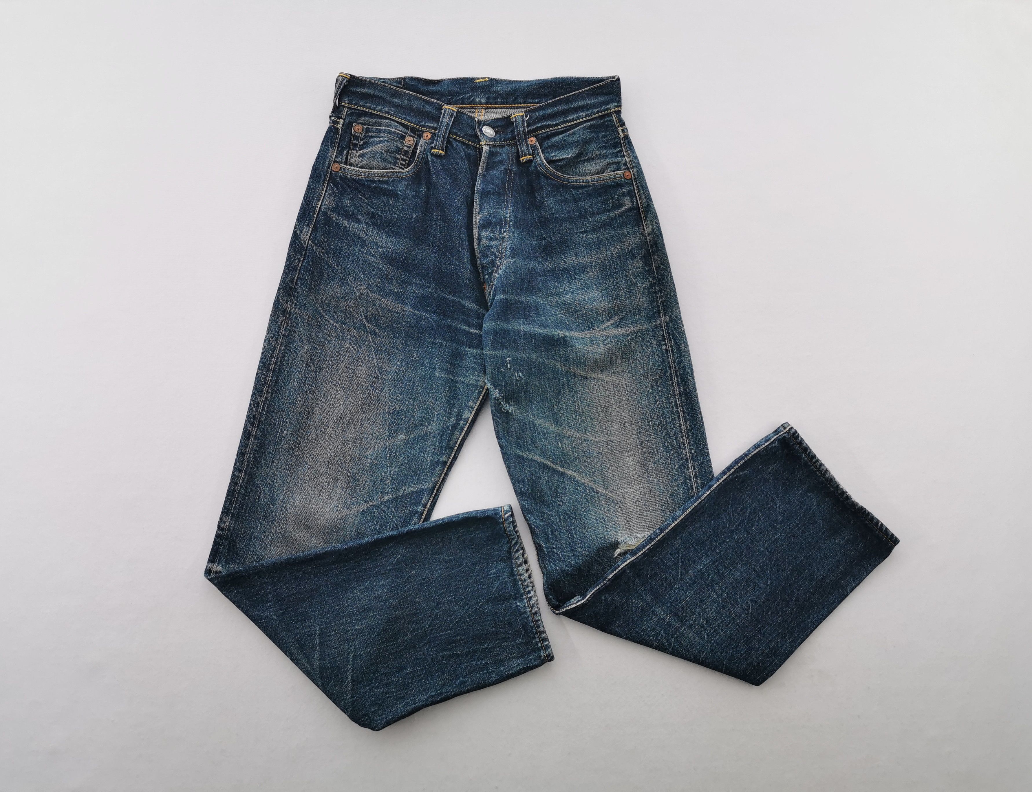 Evisu Vintage Evisu Selvedge Denim Made In Japan Size 27/30x35 Size US 27 - 4 Thumbnail