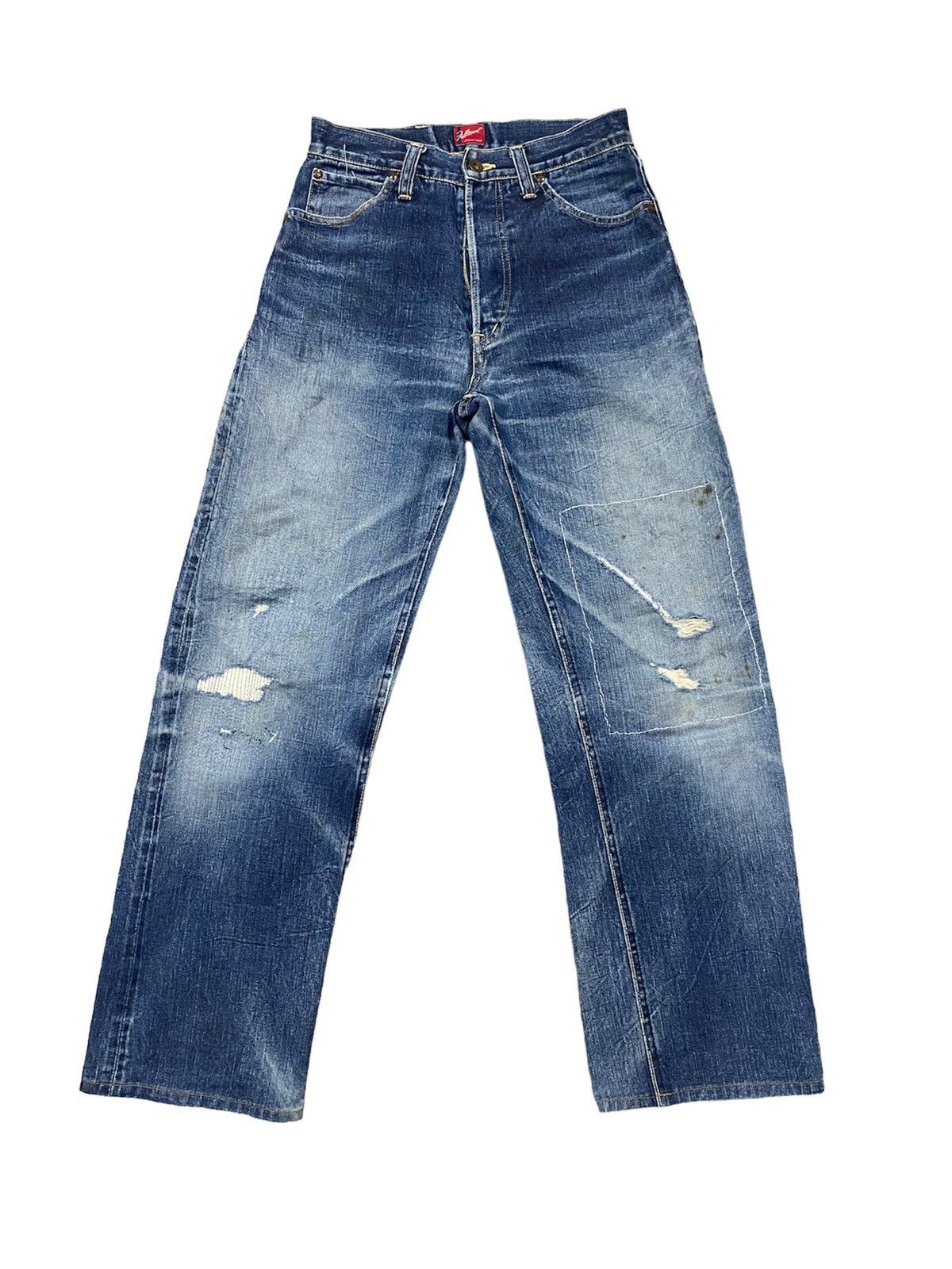 FULL COUNT DISTRESS JEANS KURT COBAIN
