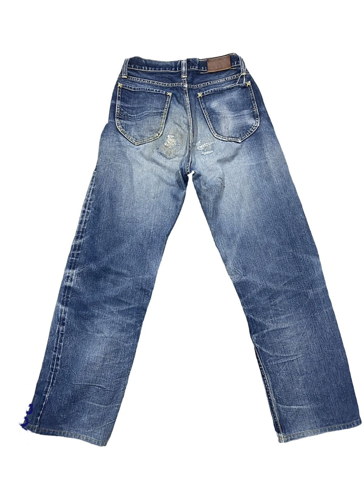 Hysteric Glamour FULL COUNT DISTRESS JEANS KURT COBAIN Size US 28 / EU 44 - 2 Thumbnail