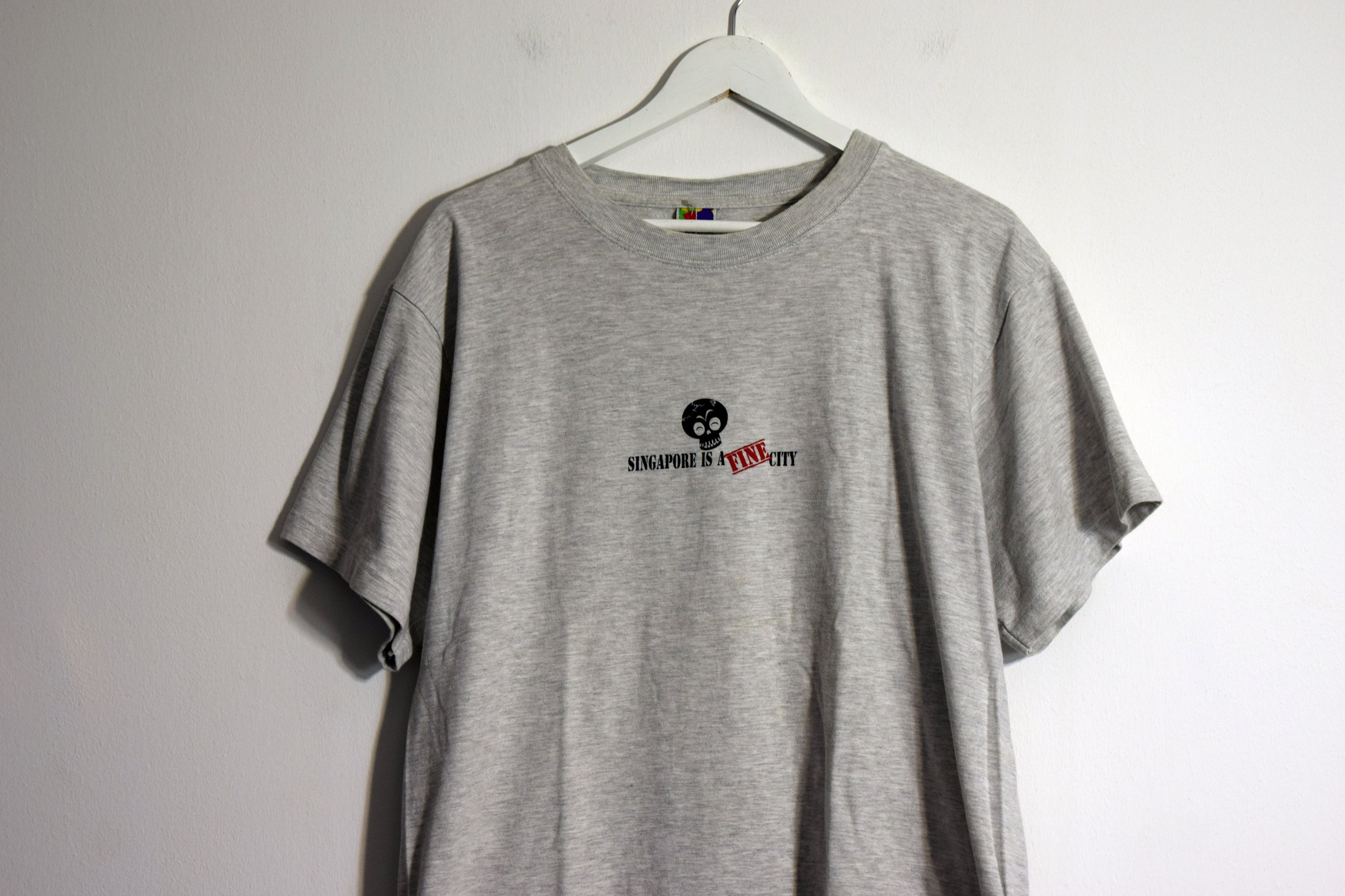 Band Tees × Vintage 90s / y2k Singapore Graphic DESIGN FUNNY VIntage T-shirt XL Size US XL / EU 56 / 4 - 3 Thumbnail
