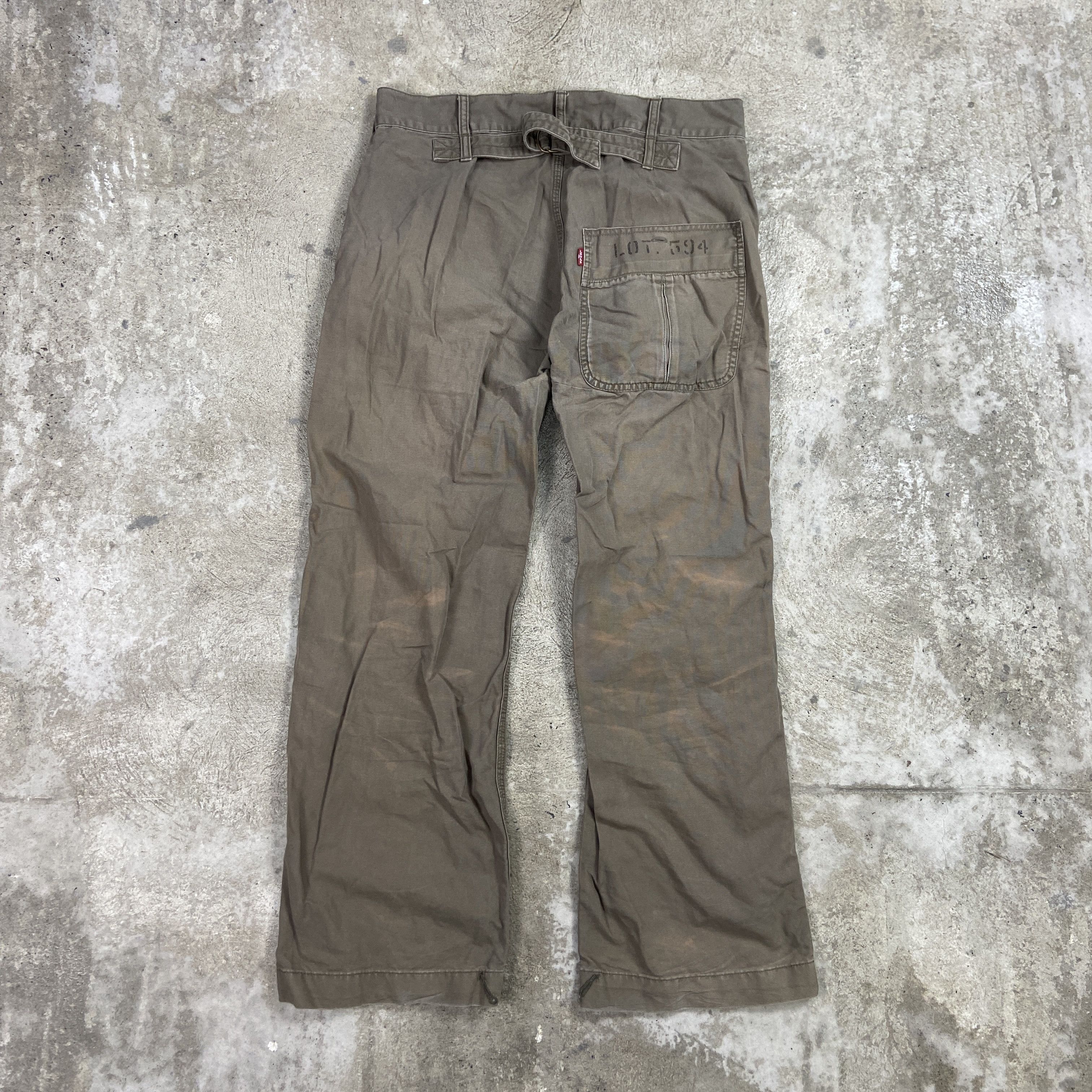 Levi's LEVIS LOT 594 ARCHIVE MULTIPOCKET BONDAGE CARGO PANTS № 3052 Size US 32 / EU 48 - 2 Thumbnail