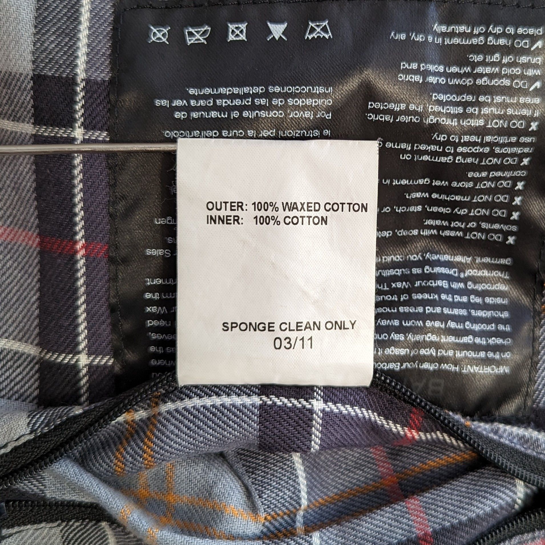 Barbour Barbour International Wax Jacket Waxed Cotton Motorcycle Size L / US 10 / IT 46 - 16 Thumbnail