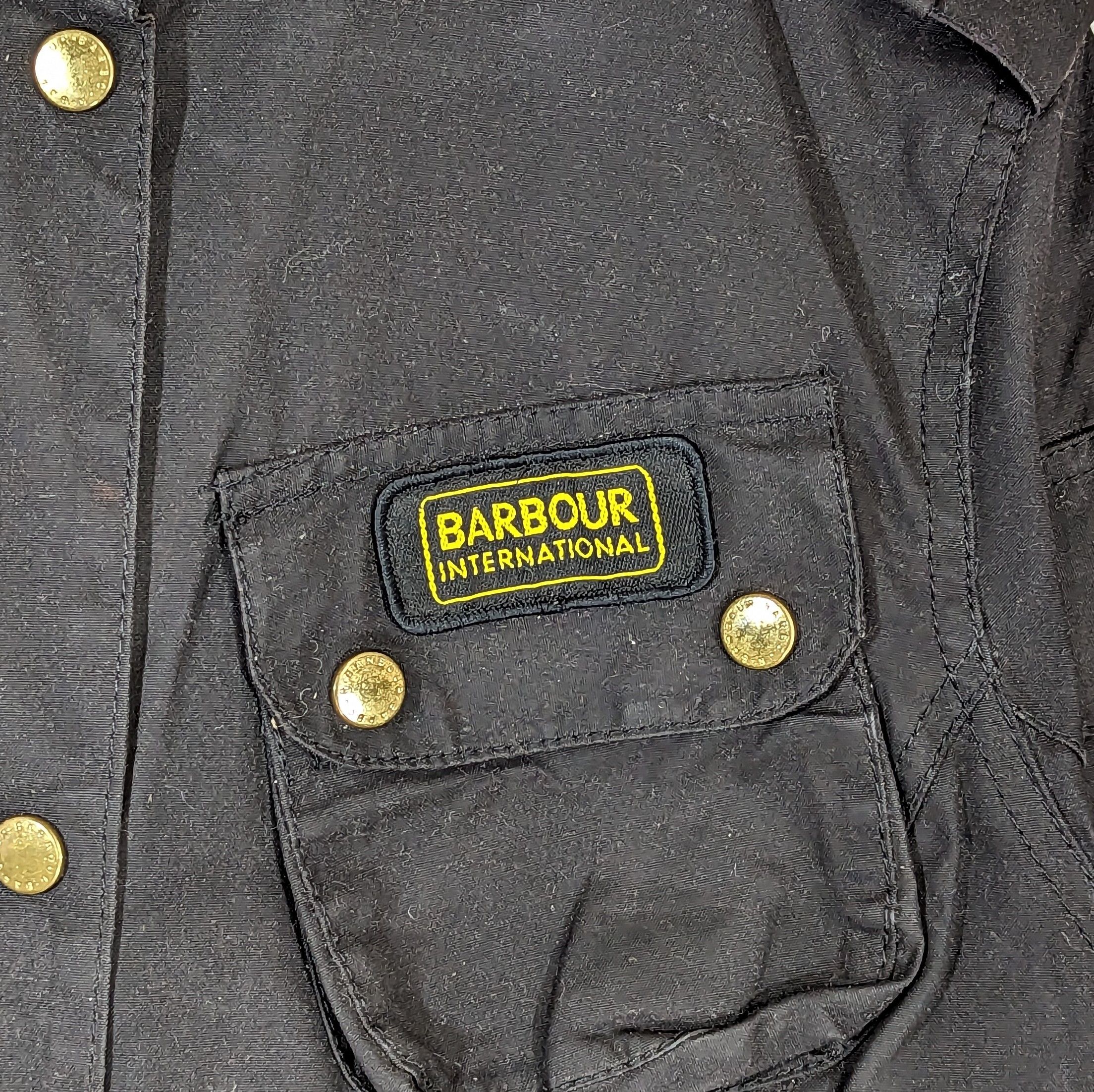 Barbour Barbour International Wax Jacket Waxed Cotton Motorcycle Size L / US 10 / IT 46 - 3 Thumbnail