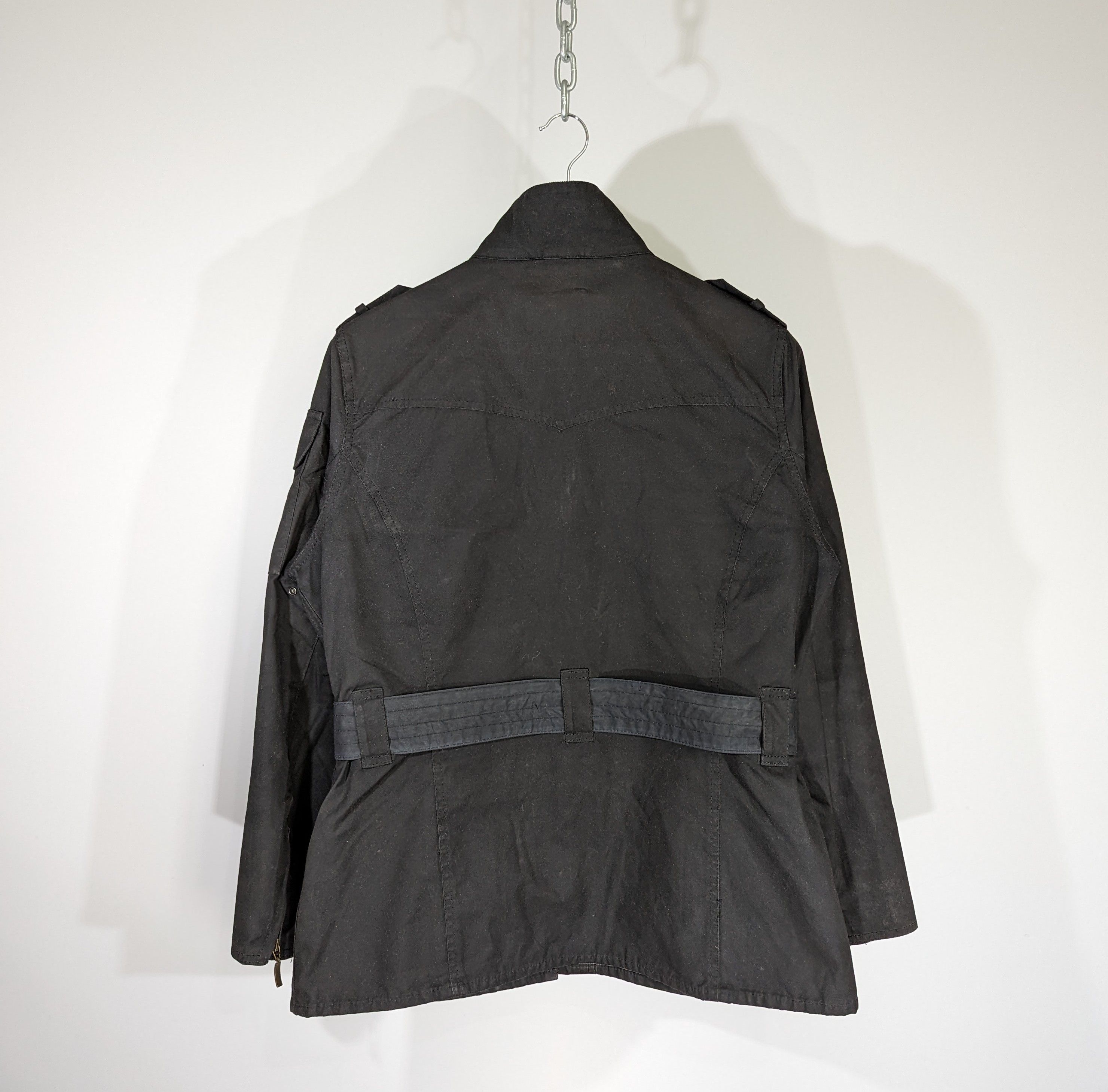 Barbour Barbour International Wax Jacket Waxed Cotton Motorcycle Size L / US 10 / IT 46 - 7 Thumbnail