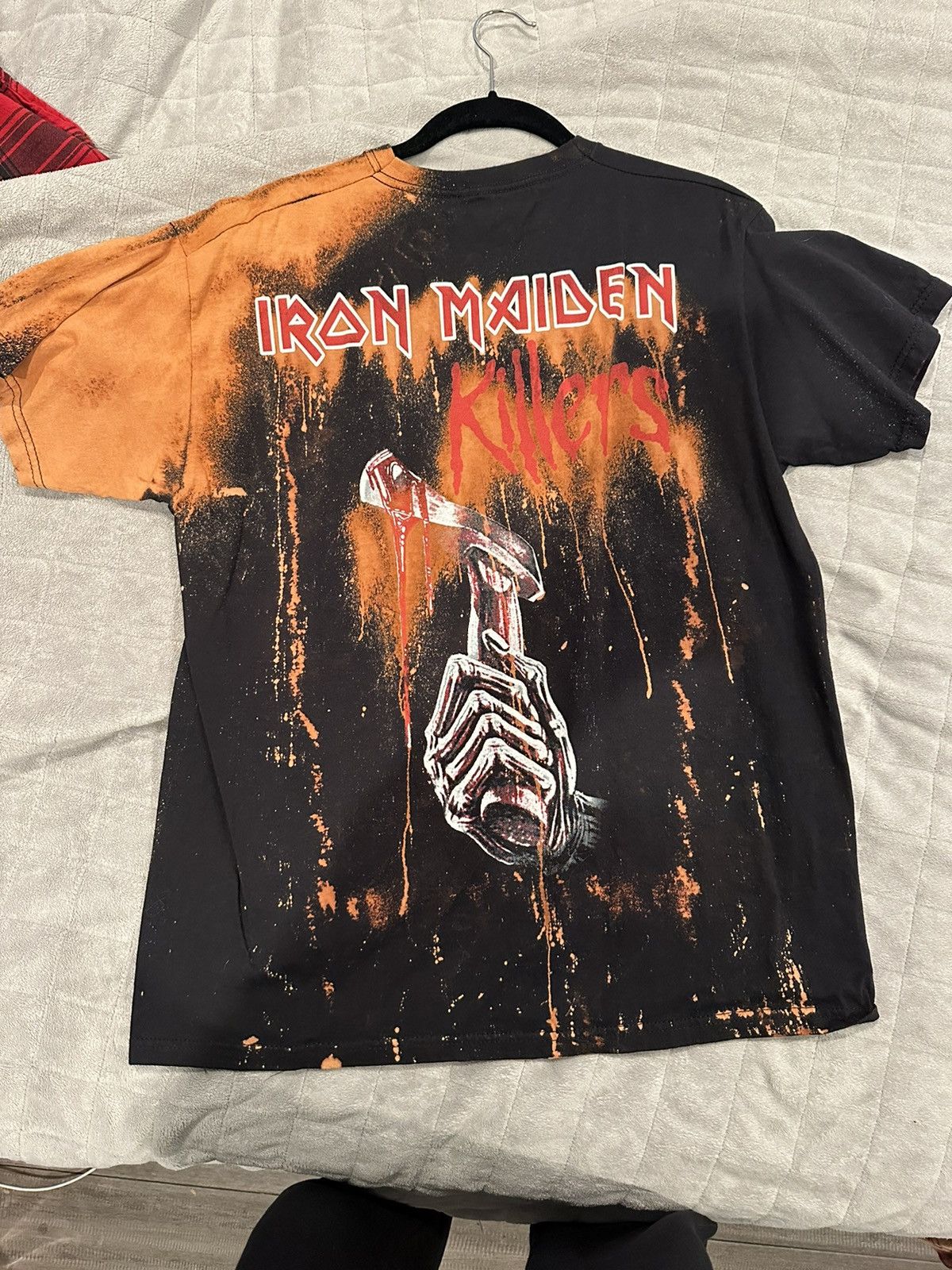 Band Tees × Vintage Iron Maiden Custom Tee Size US M / EU 48-50 / 2 - 2 Thumbnail