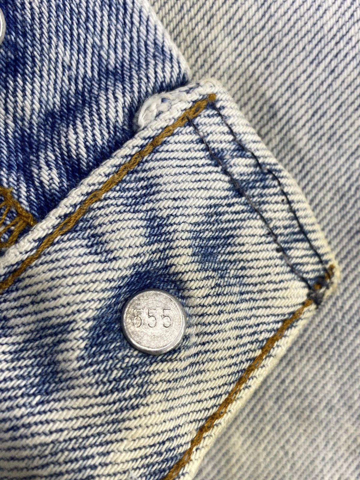 Jean × Levi's × Vintage VINTAGE 80s 501 JEANS DISTRESSED BLUE WASH - JK02 Size US 32 / EU 48 - 6 Thumbnail