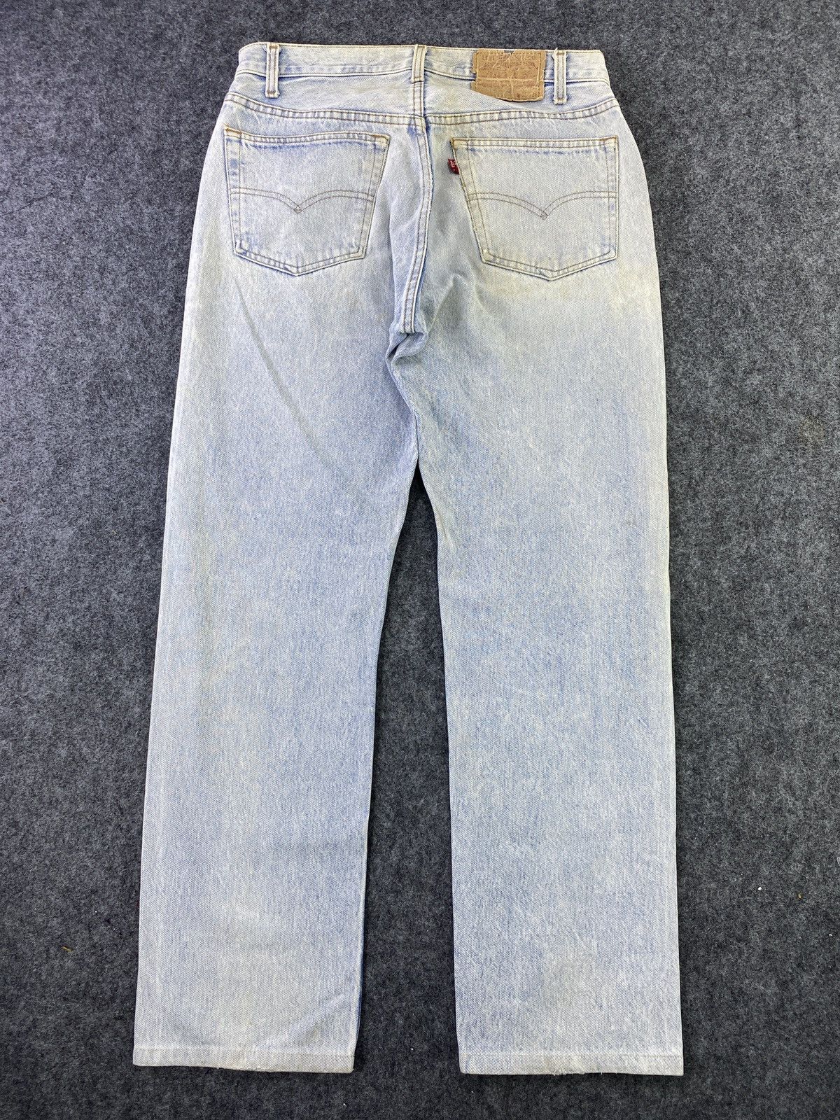 Jean × Levi's × Vintage VINTAGE 80s 501 JEANS DISTRESSED BLUE WASH - JK02 Size US 32 / EU 48 - 2 Thumbnail