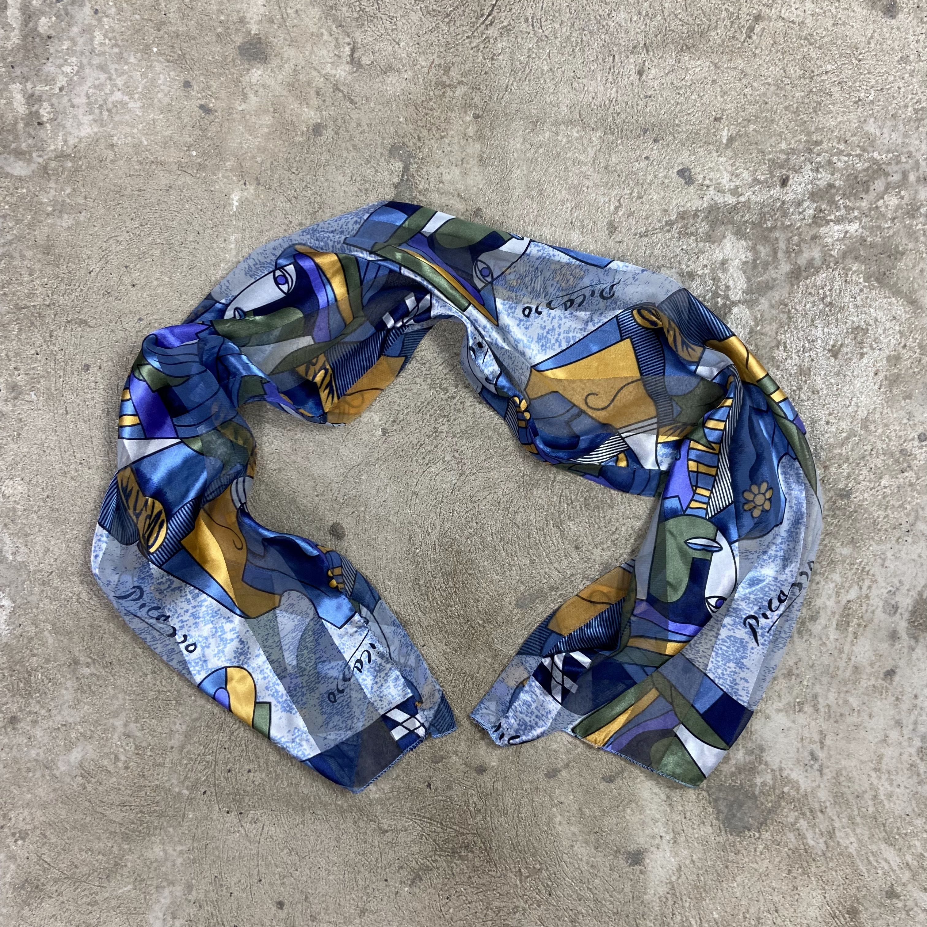 1980s PICASSO SILK SCARF