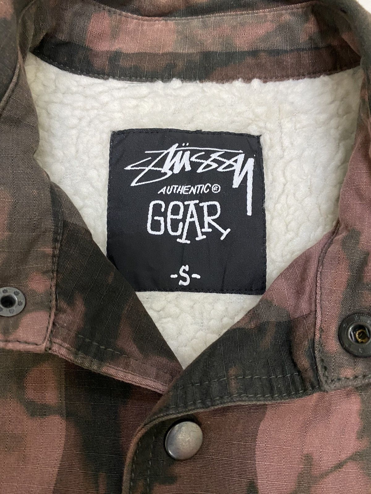 Flannel Stussy Gear Faded Distressed Sherpa Flannel Jacket Size US S / EU 44-46 / 1 - 6 Thumbnail