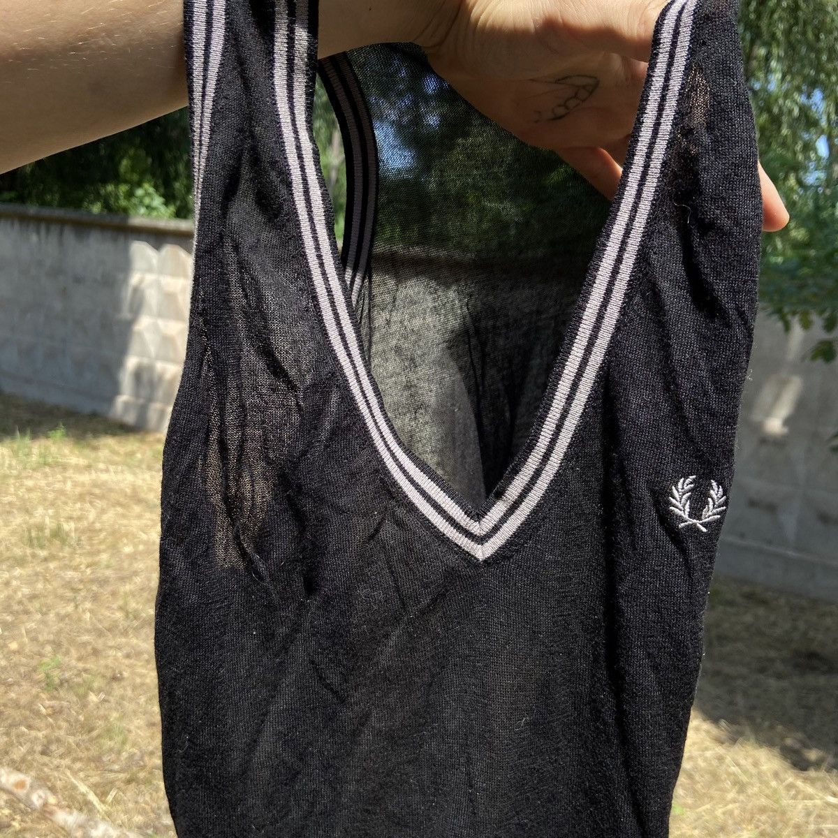 Fred Perry 1980s AWESOME COMBO - FP MESH TANK TOP + ST SHORTS 724 Size US M / EU 48-50 / 2 - 7 Thumbnail