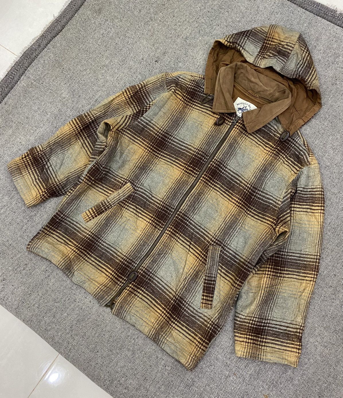 Beverly Hills Polo Club × Vintage Vintage Bevely Hills Polo Club Wool Hoodie Jacket Size US M / EU 48-50 / 2 - 2 Thumbnail