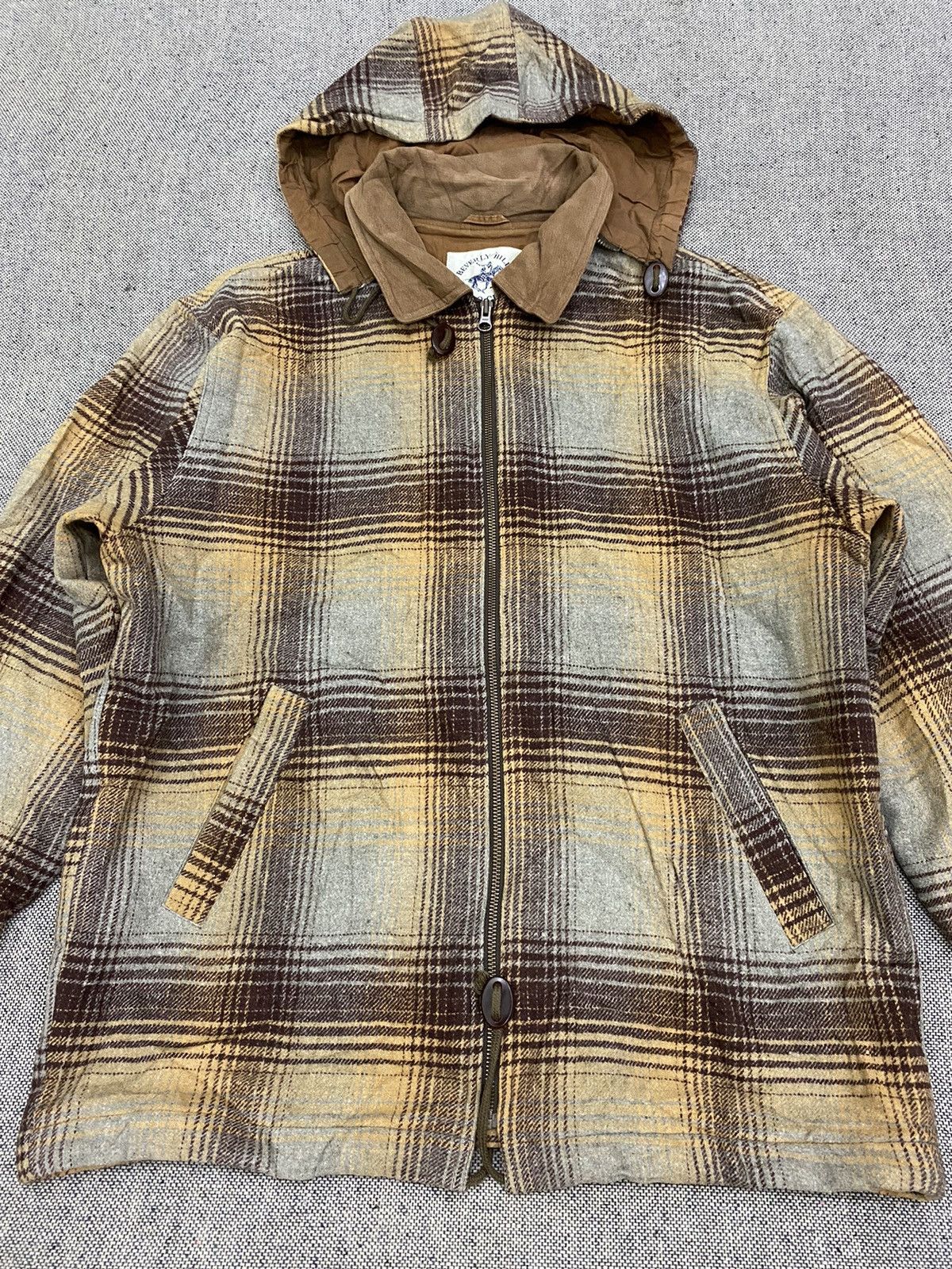 Beverly Hills Polo Club × Vintage Vintage Bevely Hills Polo Club Wool Hoodie Jacket Size US M / EU 48-50 / 2 - 3 Thumbnail