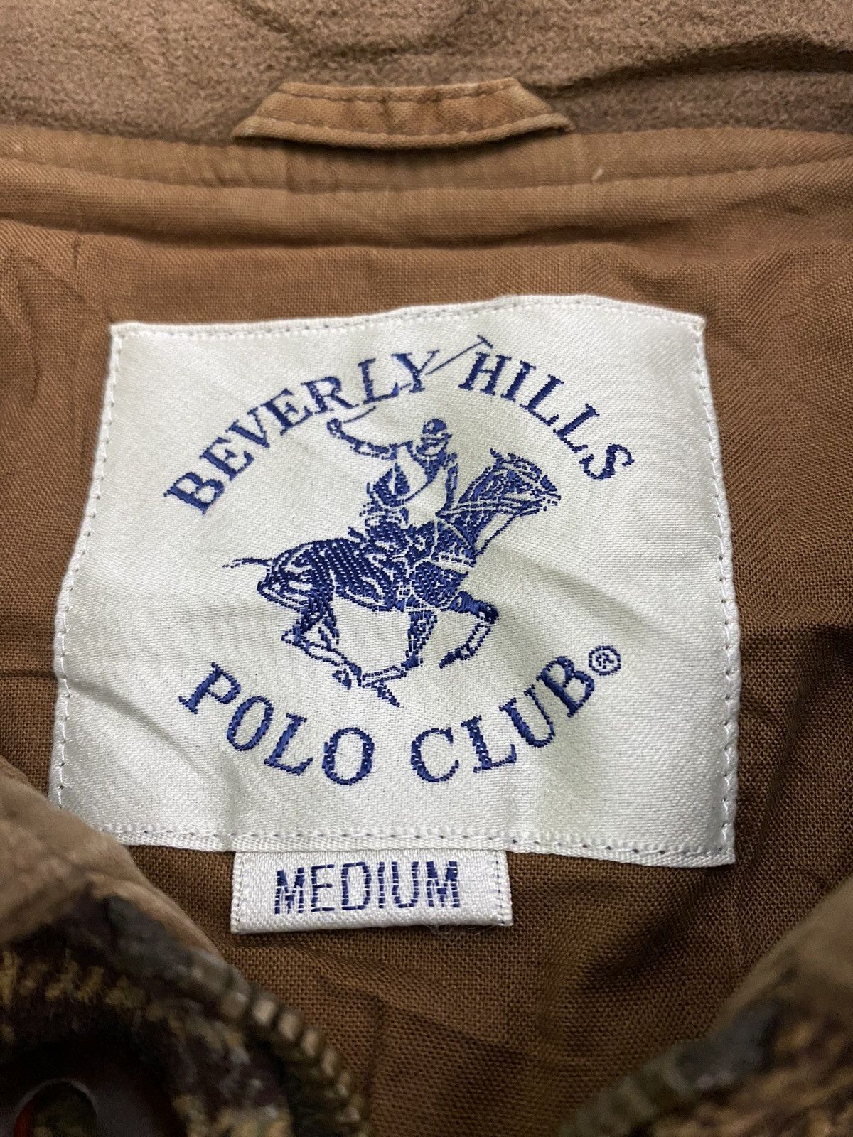 Beverly Hills Polo Club × Vintage Vintage Bevely Hills Polo Club Wool Hoodie Jacket Size US M / EU 48-50 / 2 - 4 Thumbnail