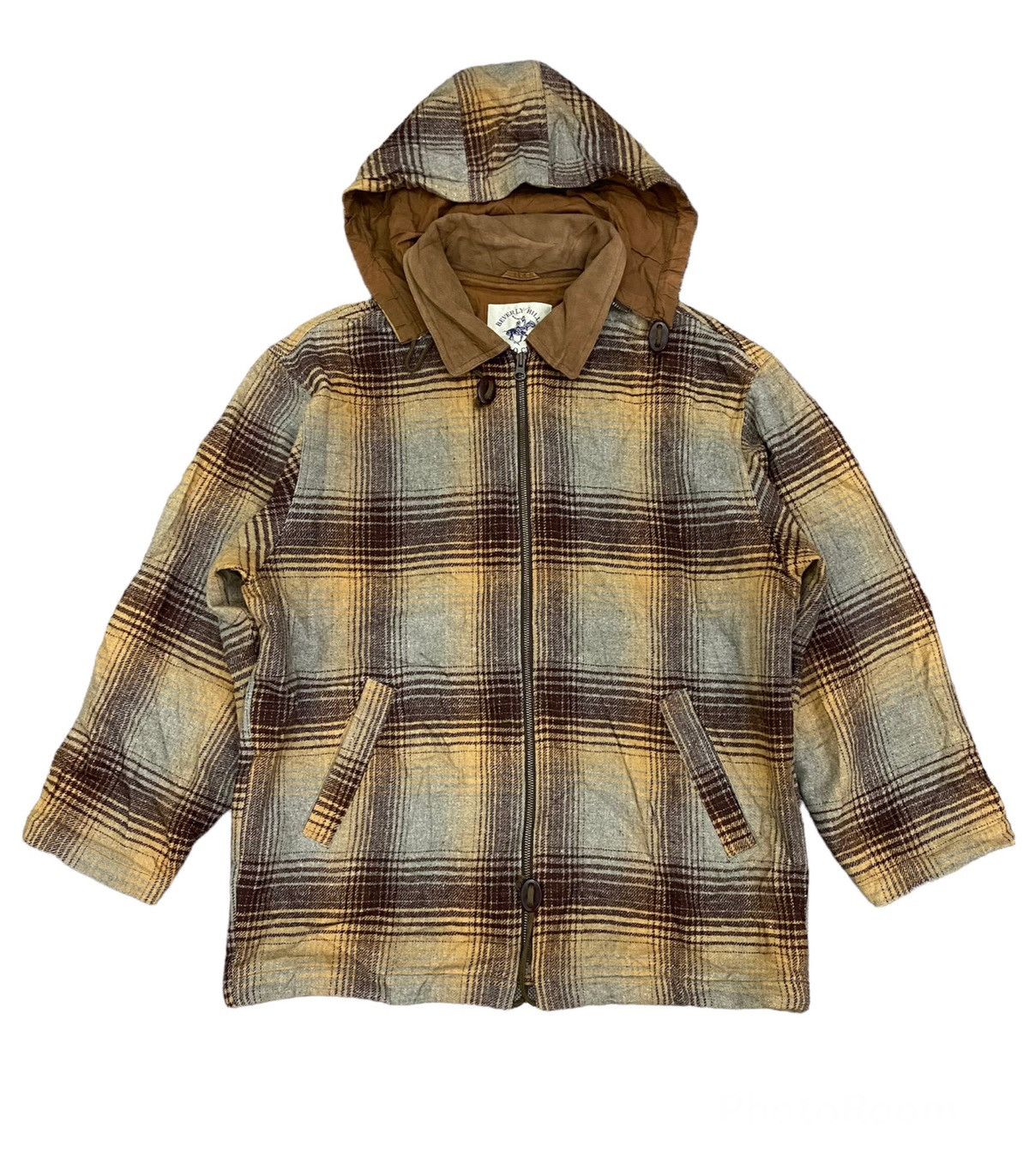 Beverly Hills Polo Club × Vintage Vintage Bevely Hills Polo Club Wool Hoodie Jacket Size US M / EU 48-50 / 2 - 1 Thumbnail