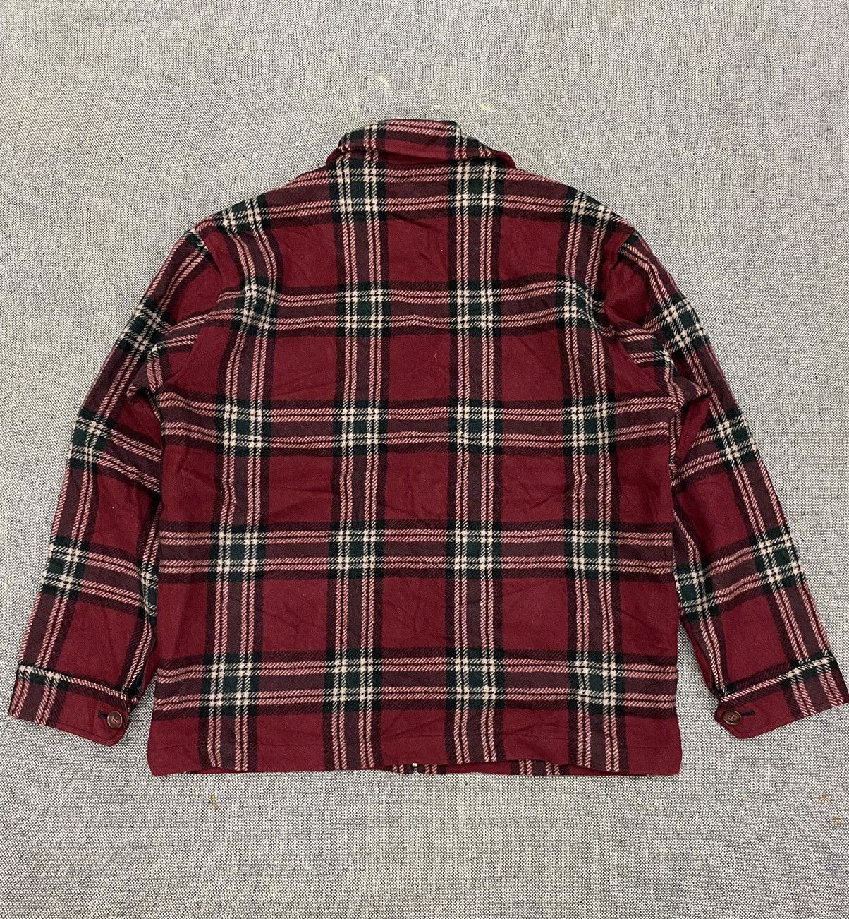 Flannel × Oshkosh Vintage Osh Kosh Wool Zip Flannel Jacket Size US L / EU 52-54 / 3 - 6 Thumbnail