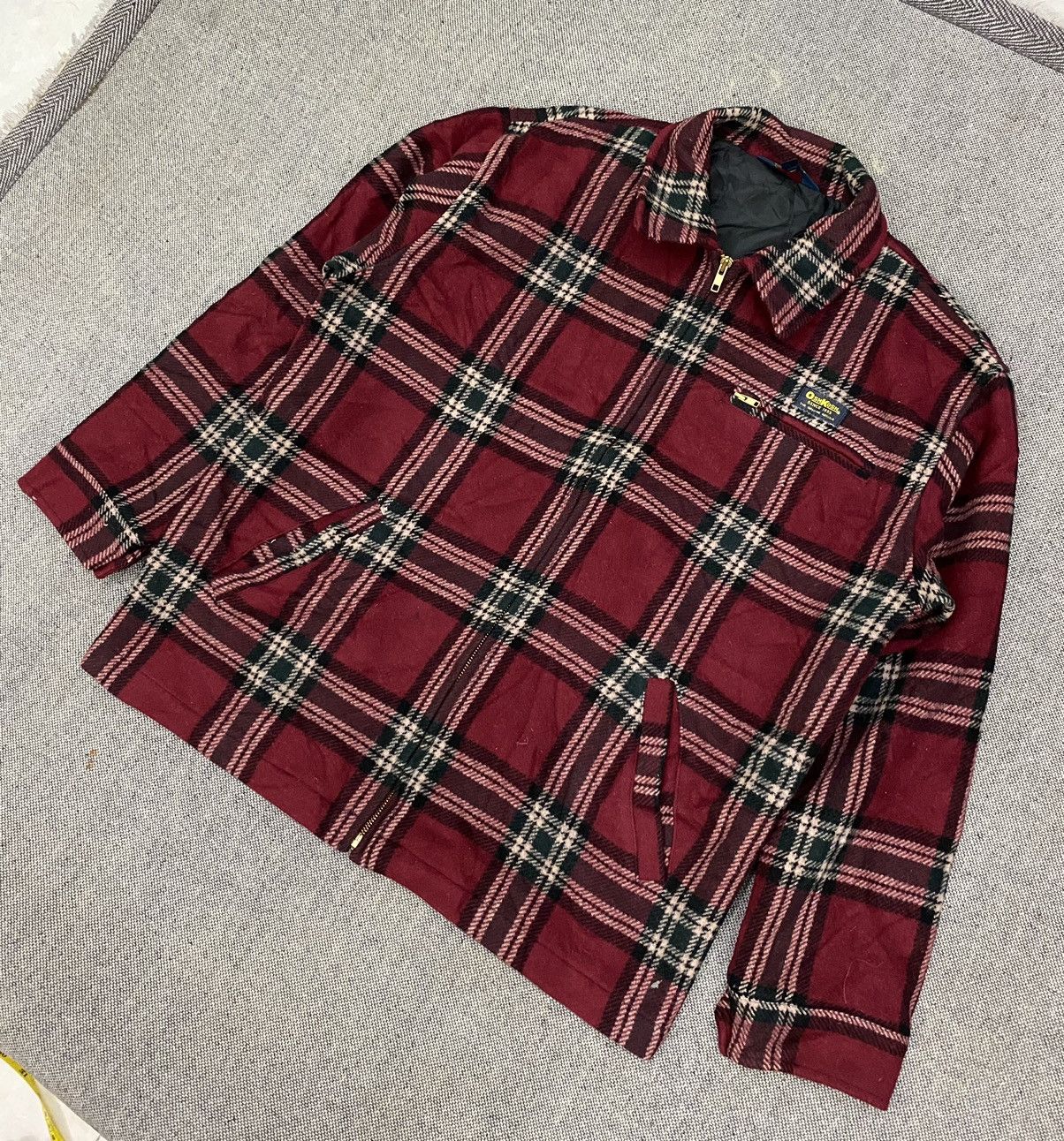 Flannel × Oshkosh Vintage Osh Kosh Wool Zip Flannel Jacket Size US L / EU 52-54 / 3 - 2 Thumbnail