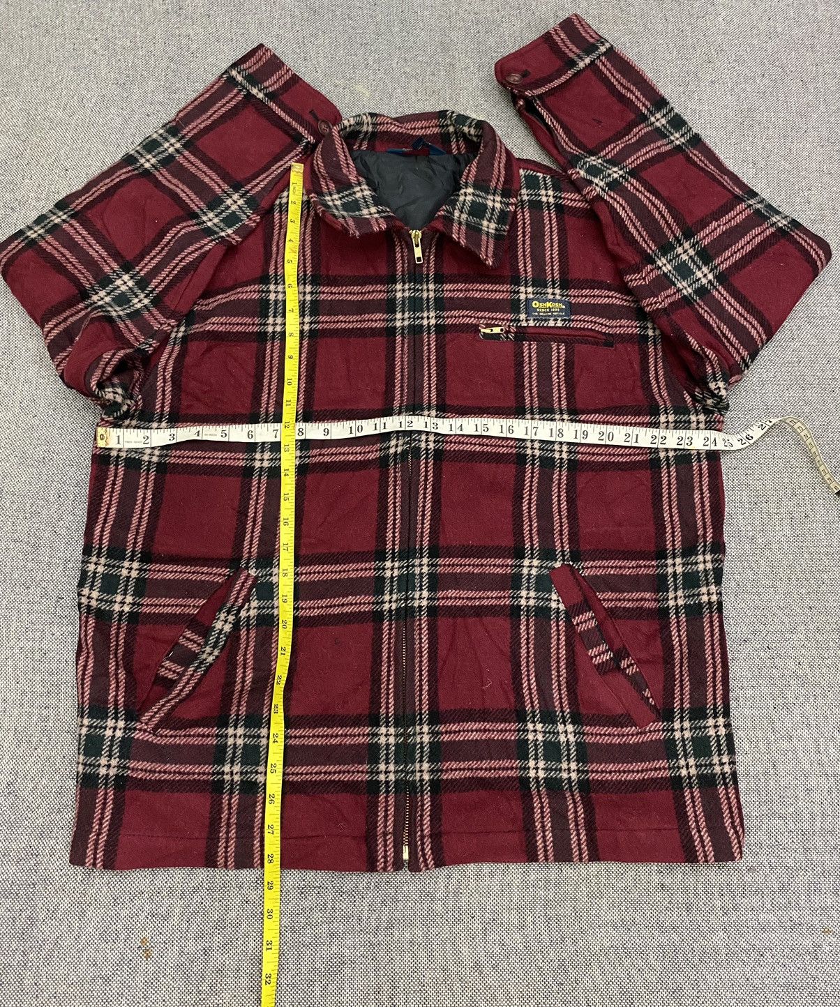 Flannel × Oshkosh Vintage Osh Kosh Wool Zip Flannel Jacket Size US L / EU 52-54 / 3 - 7 Thumbnail