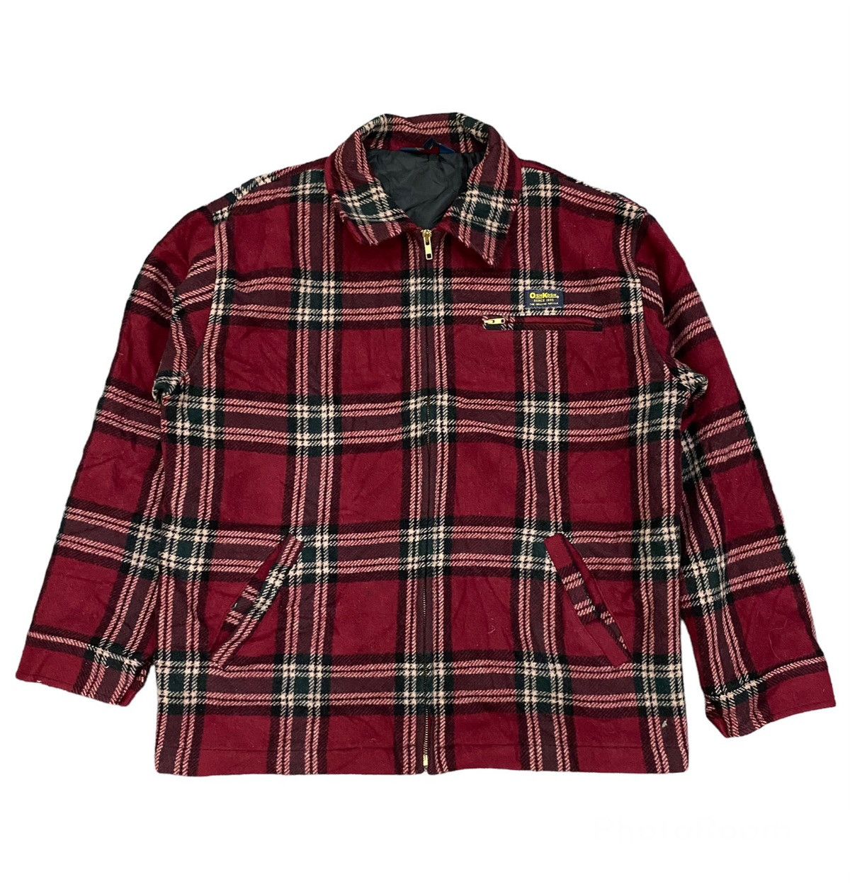 Flannel × Oshkosh Vintage Osh Kosh Wool Zip Flannel Jacket Size US L / EU 52-54 / 3 - 1 Thumbnail