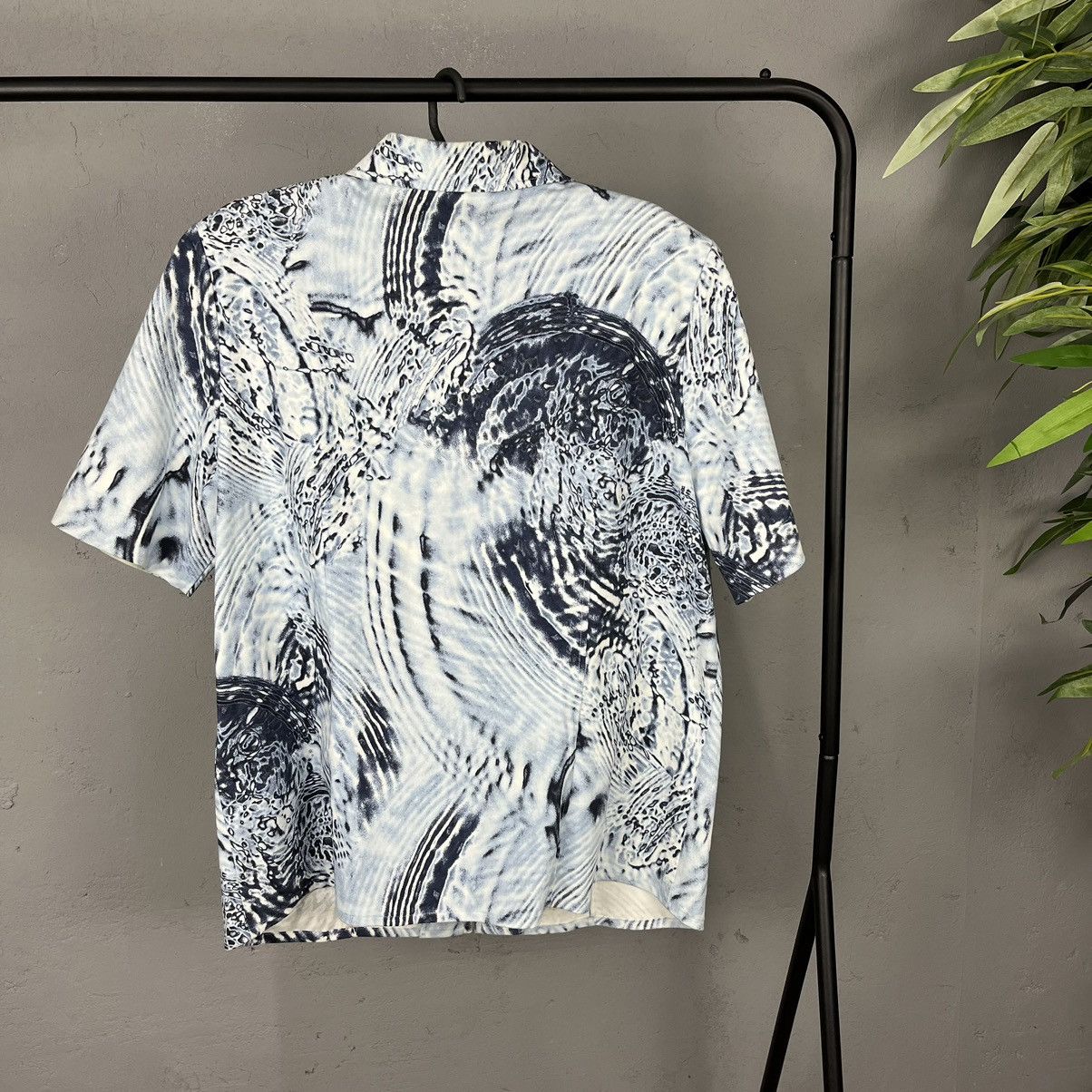 Designer 1990s LSD VISUALS VINTAGE RARE BEAUTIFUL ZIP SHIRT - № 636 Size US M / EU 48-50 / 2 - 5 Thumbnail