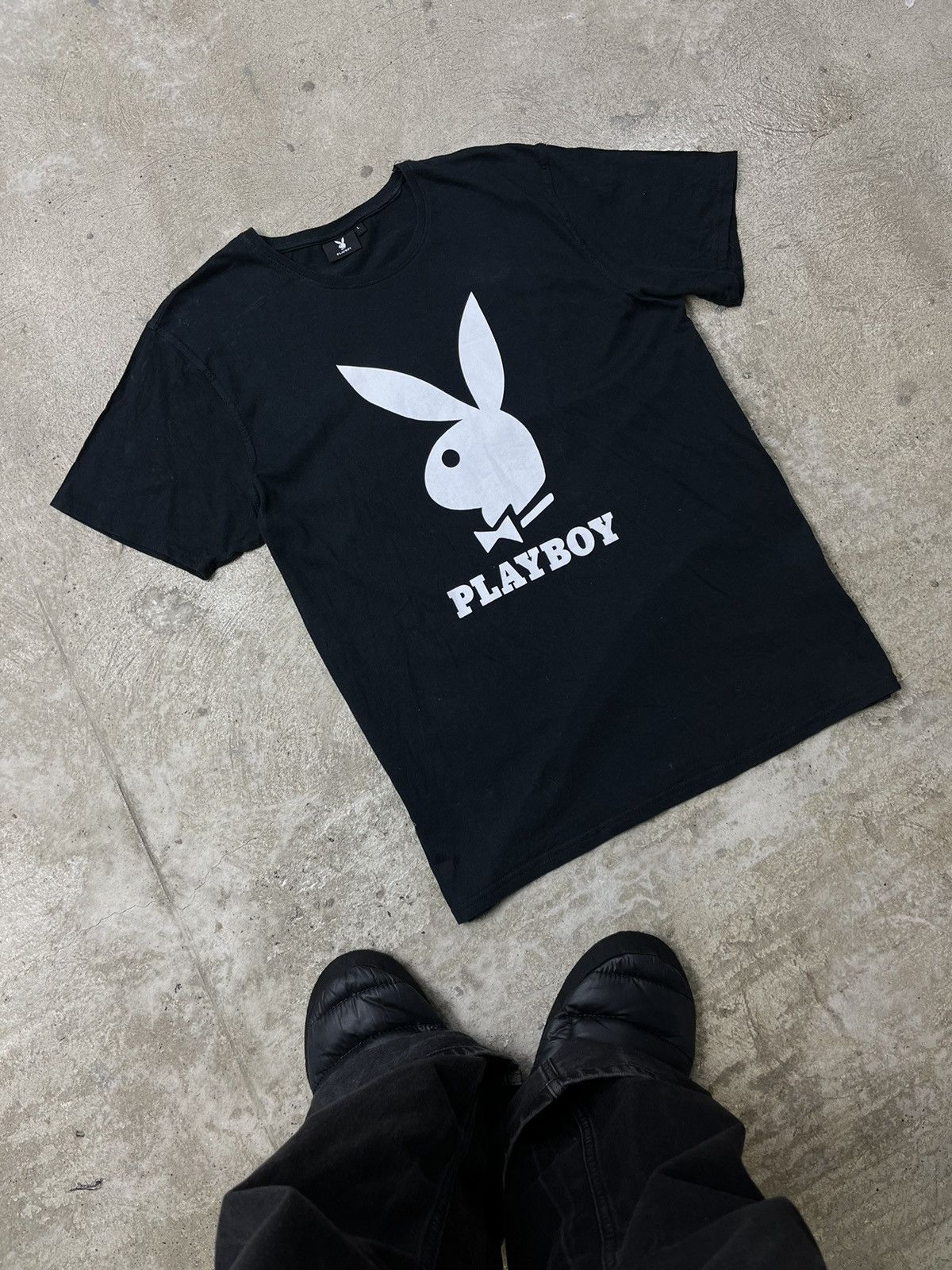 Playboy 2000s PLAYBOY RARE T SHIRT - № 570 Size US L / EU 52-54 / 3 - 2 Thumbnail