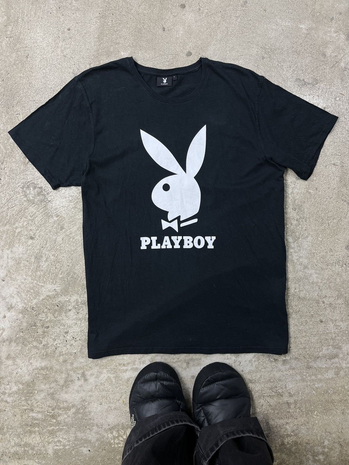 Playboy 2000s PLAYBOY RARE T SHIRT - № 570 Size US L / EU 52-54 / 3 - 1 Thumbnail