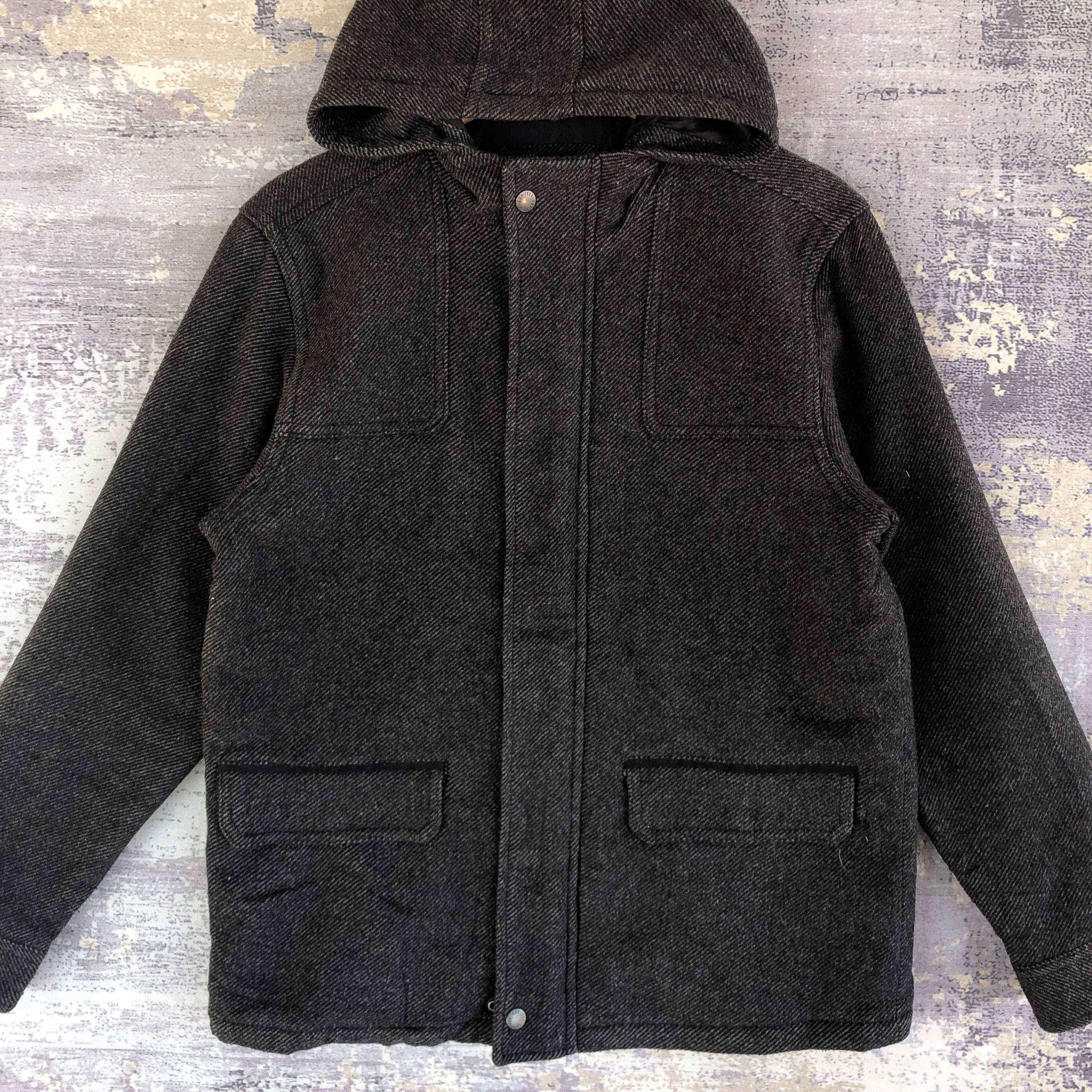 Gap × Vintage Vintage GAP Puffer Jacket GAP Hoodie Wool Jacket Size US M / EU 48-50 / 2 - 3 Thumbnail