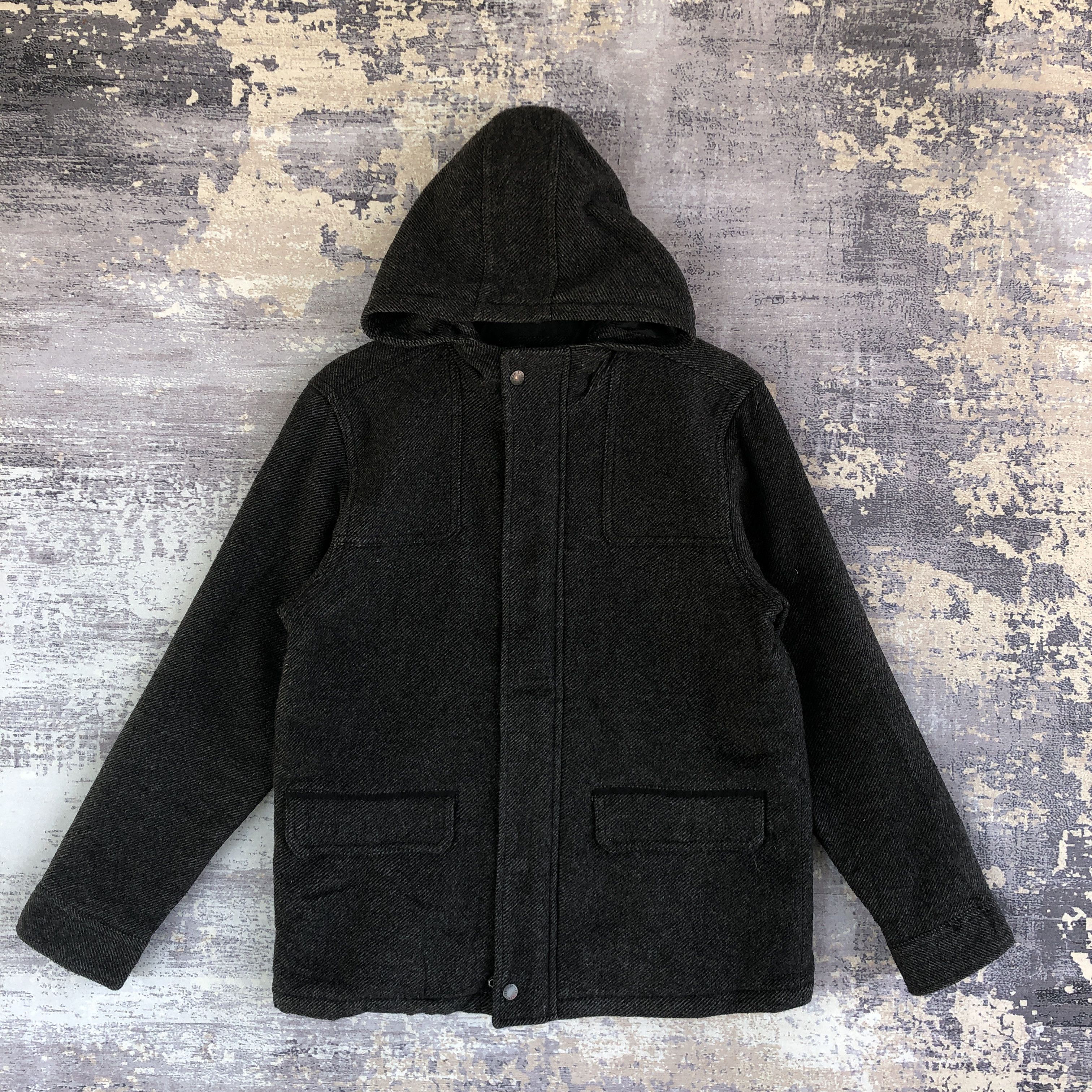 Gap × Vintage Vintage GAP Puffer Jacket GAP Hoodie Wool Jacket Size US M / EU 48-50 / 2 - 1 Thumbnail