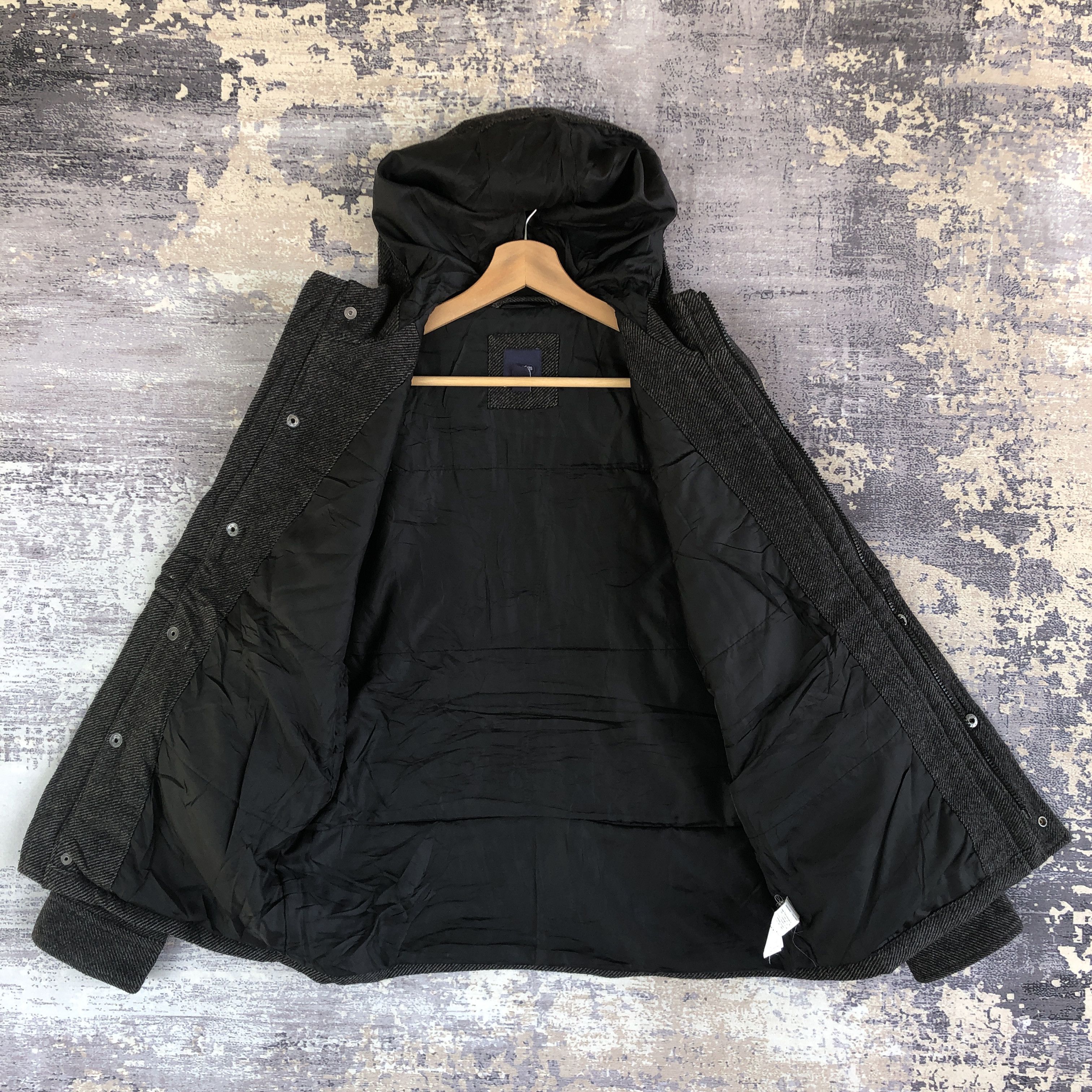 Gap × Vintage Vintage GAP Puffer Jacket GAP Hoodie Wool Jacket Size US M / EU 48-50 / 2 - 4 Thumbnail
