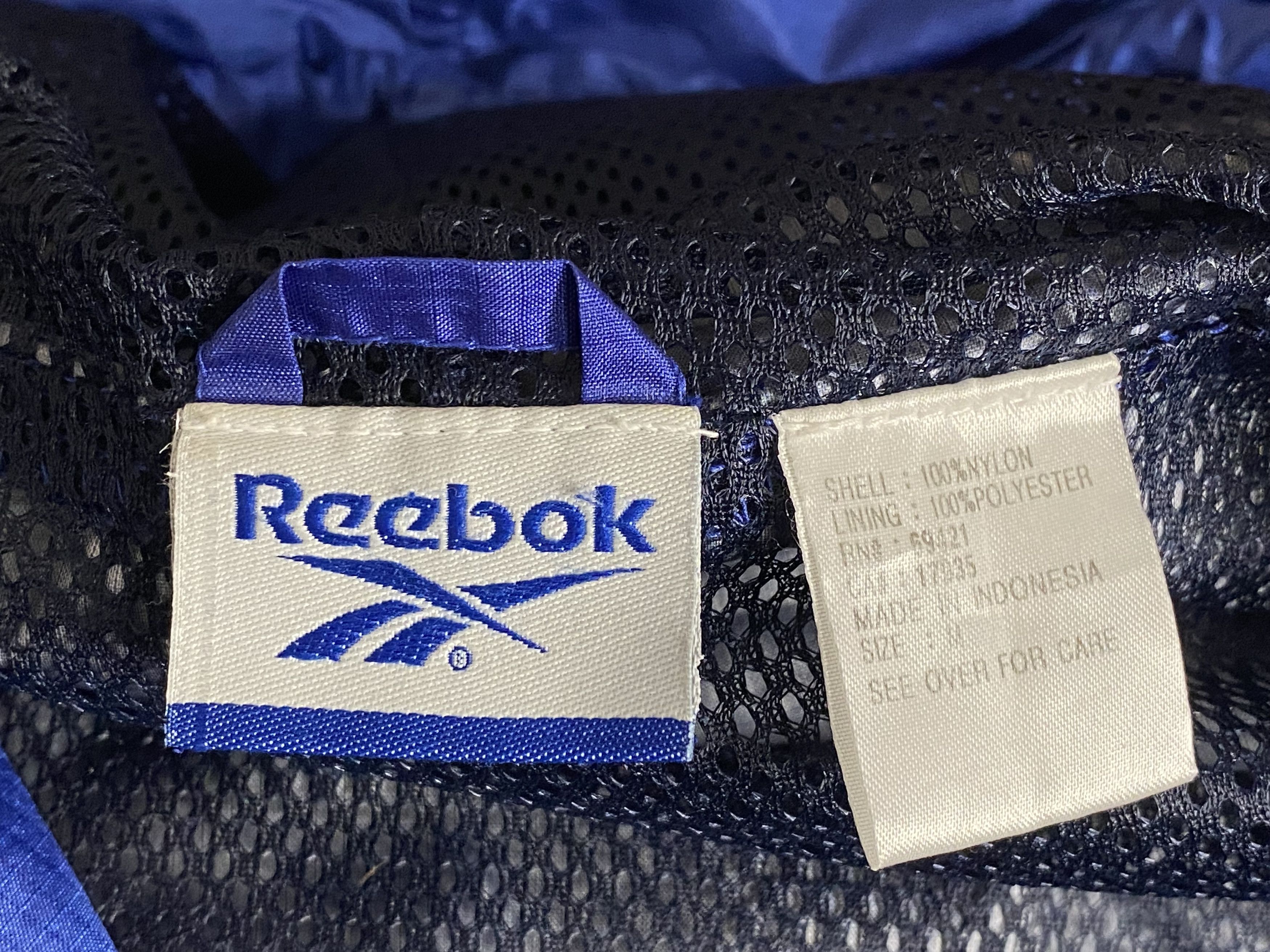 Reebok × Vintage REEBOK ATHLETIC DEPT VINTAGE 90s NAVY HALF ZIP JACKET Size US M / EU 48-50 / 2 - 5 Thumbnail