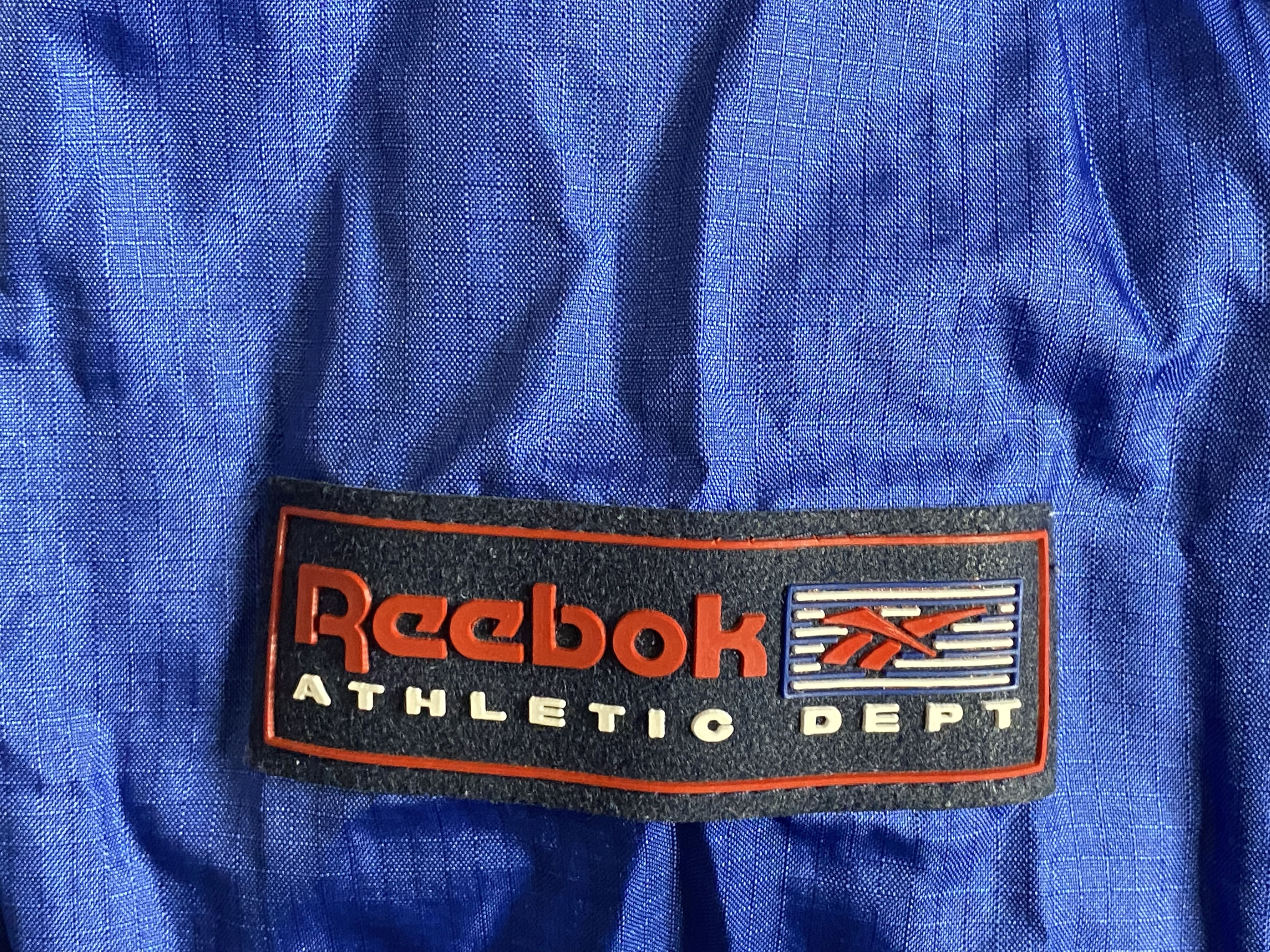 Reebok × Vintage REEBOK ATHLETIC DEPT VINTAGE 90s NAVY HALF ZIP JACKET Size US M / EU 48-50 / 2 - 4 Thumbnail