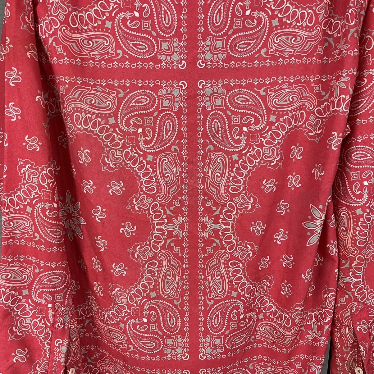 Vintage BANDANA MONOGRAM RARE Y2K SHIRT - № 1220 Size US L / EU 52-54 / 3 - 8 Thumbnail