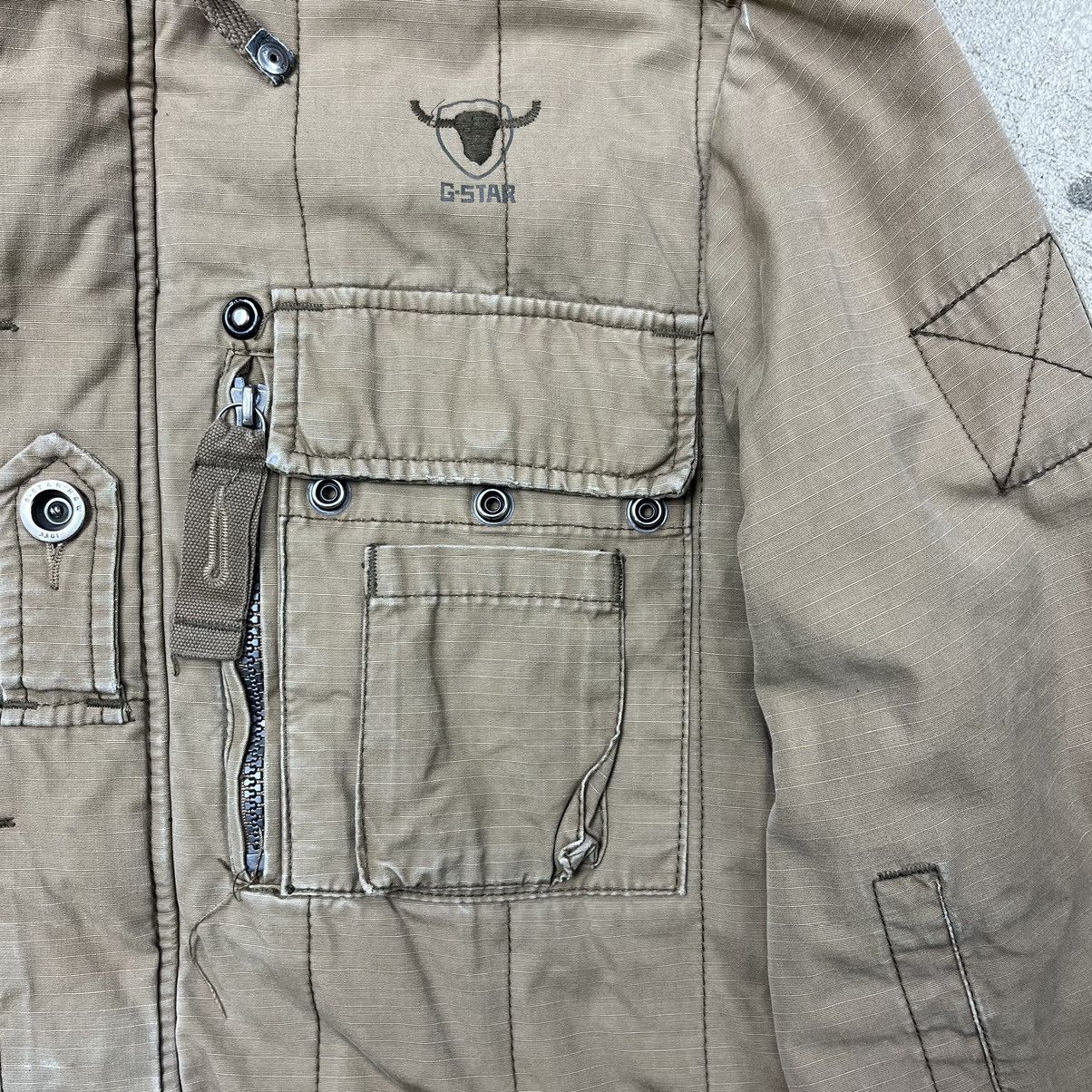 G-Star MULTIPOCKET G-STAR RAW Y2K RARE BONDAGE JACKET - № 2227 Size US M / EU 48-50 / 2 - 6 Thumbnail