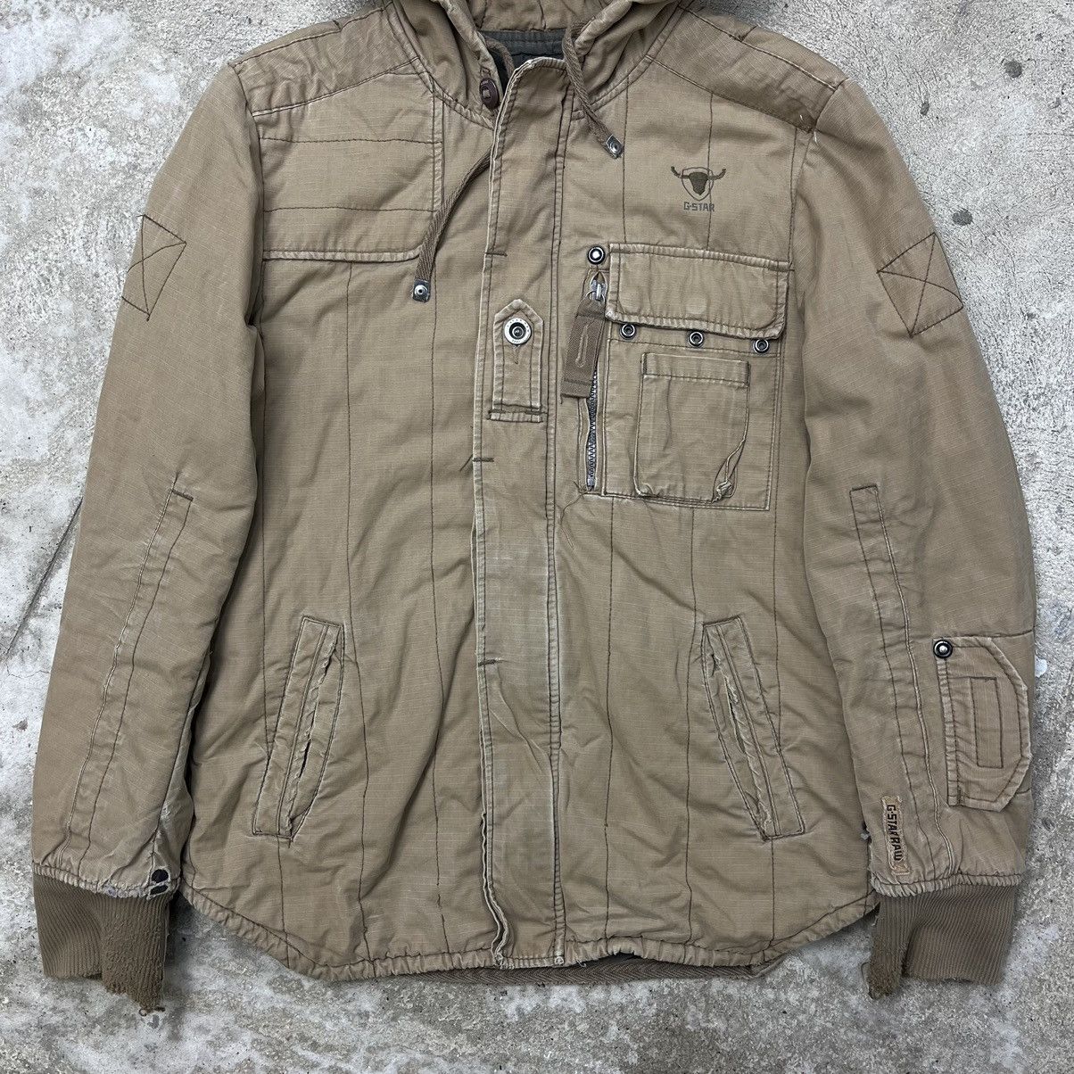 G-Star MULTIPOCKET G-STAR RAW Y2K RARE BONDAGE JACKET - № 2227 Size US M / EU 48-50 / 2 - 2 Thumbnail