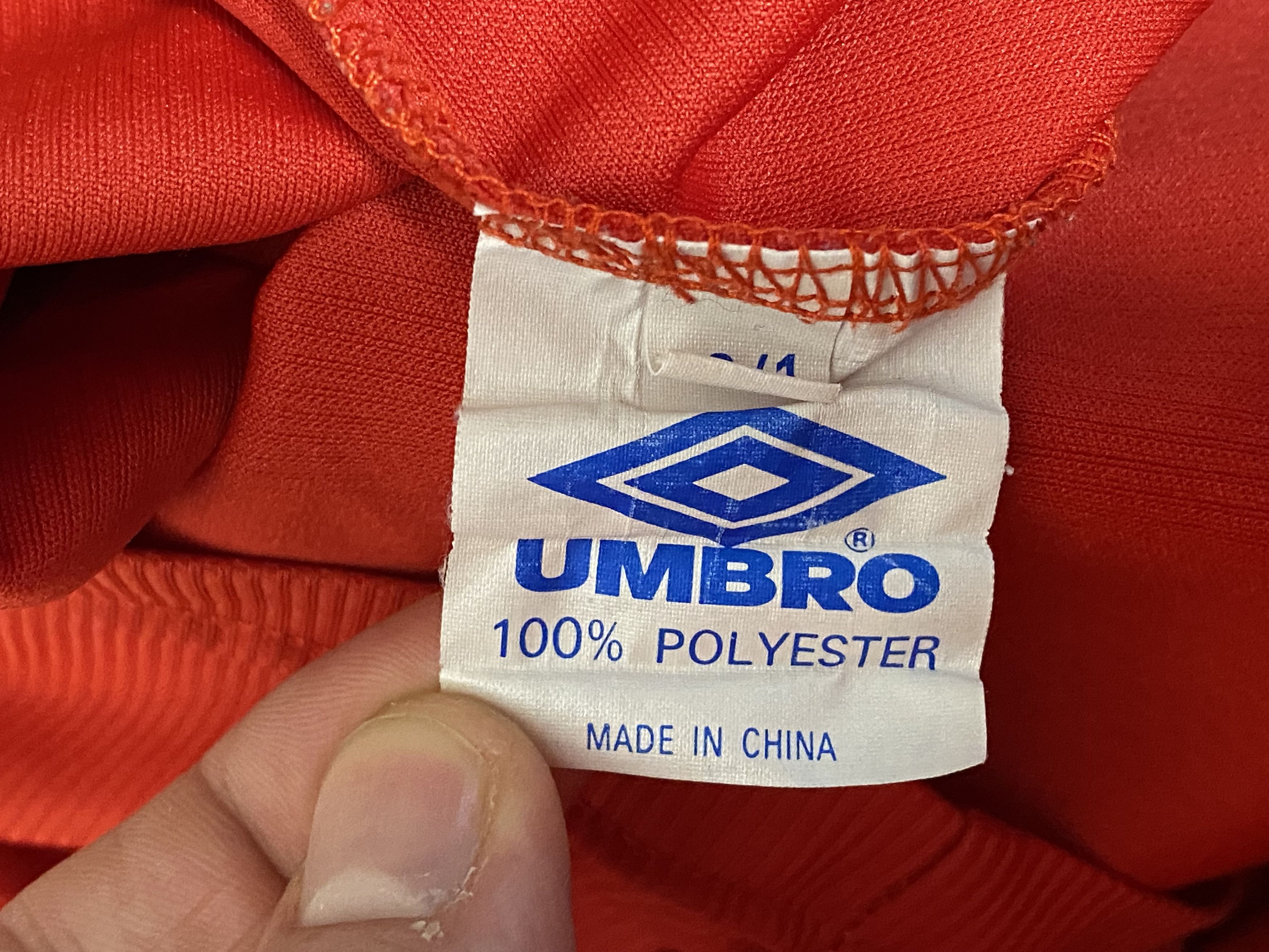 Umbro × Vintage MANCHESTER UNITED 1998 2000 HOME FOOTBALL SHIRT SOCCER Size US XXS / EU 40 - 8 Thumbnail