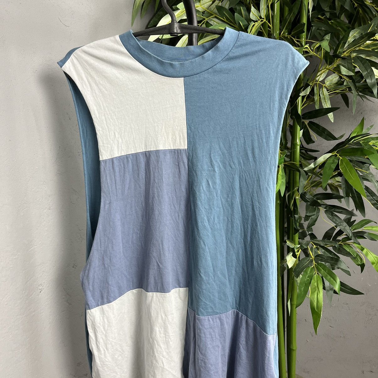 LSDworldpeace ASYMMETRIC GEOMETRY ATCHIVE OVERSIZED BOXY TANK TOP 723 Size US L / EU 52-54 / 3 - 2 Thumbnail