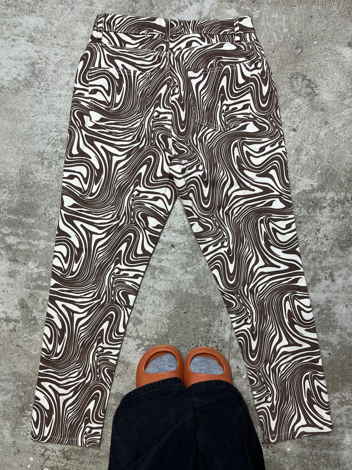 Other LSD VISUALS ARCHIVE TRIP MONOGRAM JEANS PANTS 3173 Size US 32 / EU 48 - 5 Thumbnail