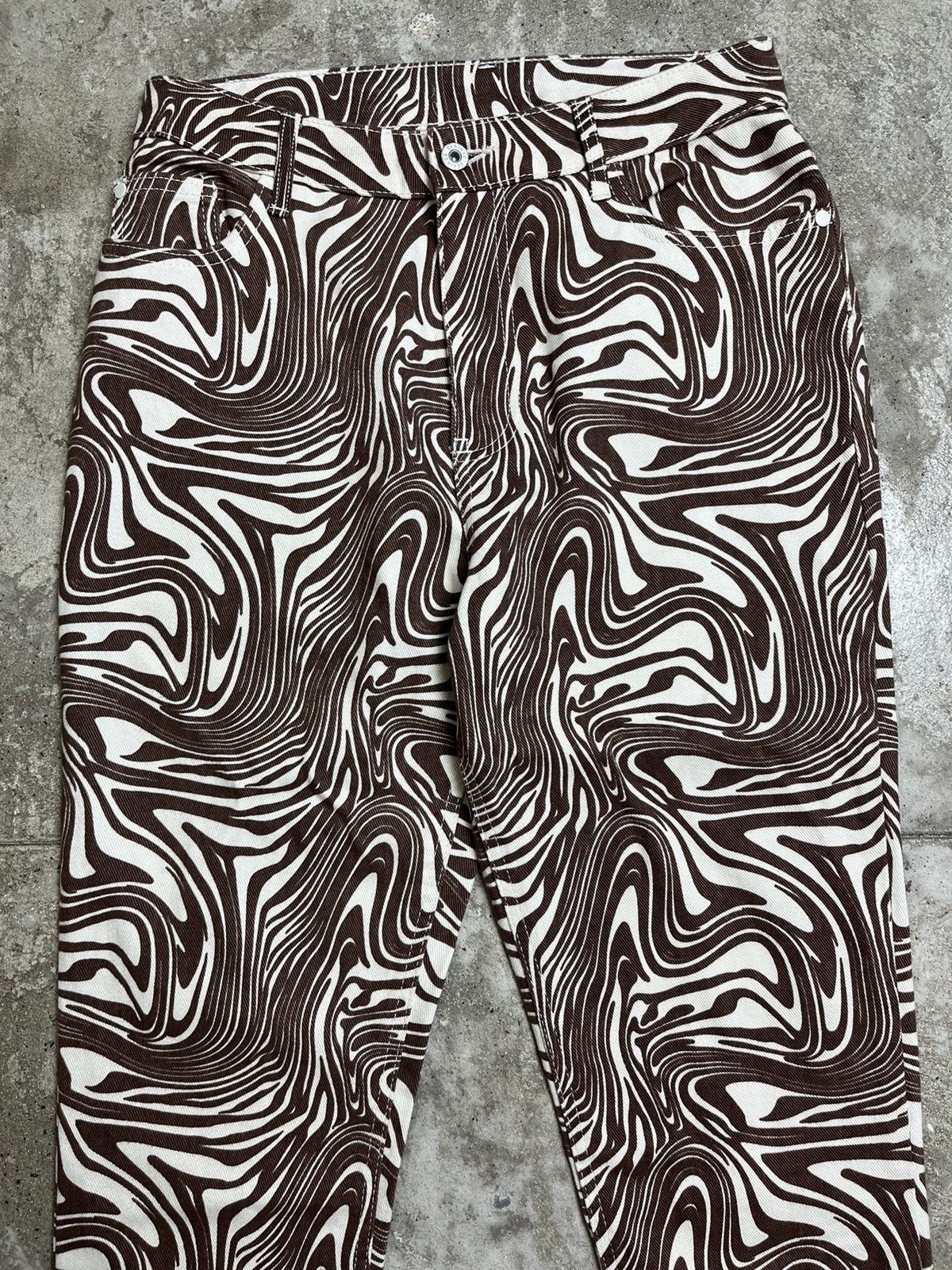 Other LSD VISUALS ARCHIVE TRIP MONOGRAM JEANS PANTS 3173 Size US 32 / EU 48 - 4 Thumbnail