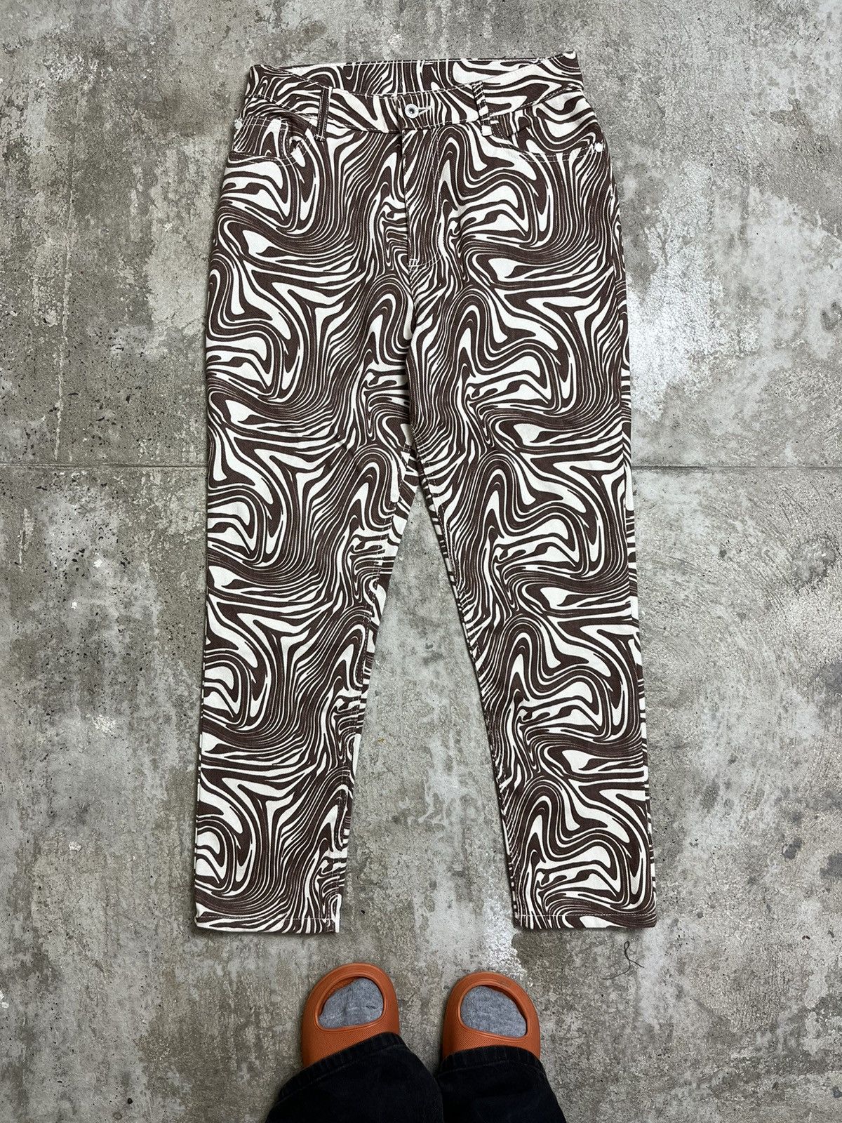 Other LSD VISUALS ARCHIVE TRIP MONOGRAM JEANS PANTS 3173 Size US 32 / EU 48 - 1 Thumbnail