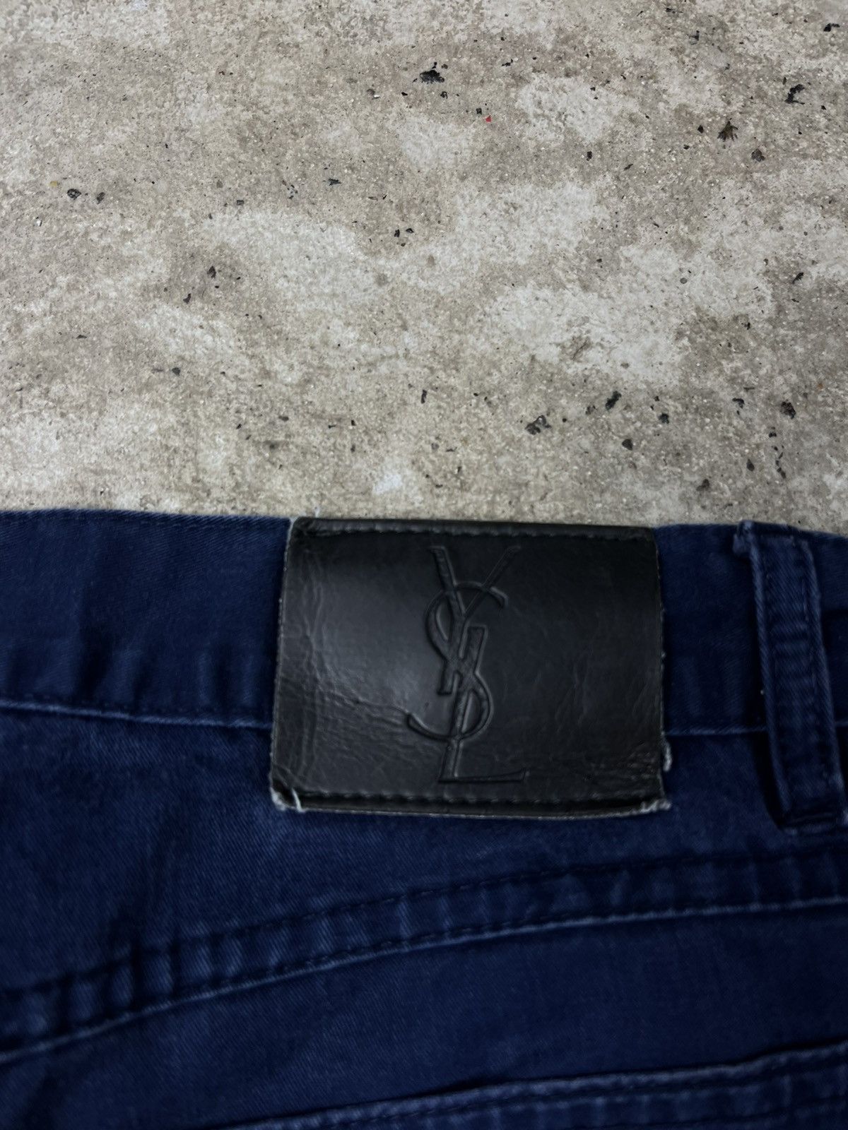 Vintage YSL RARE EMBROIDERED LOGO POCKET PANTS Size US 32 / EU 48 - 5 Thumbnail
