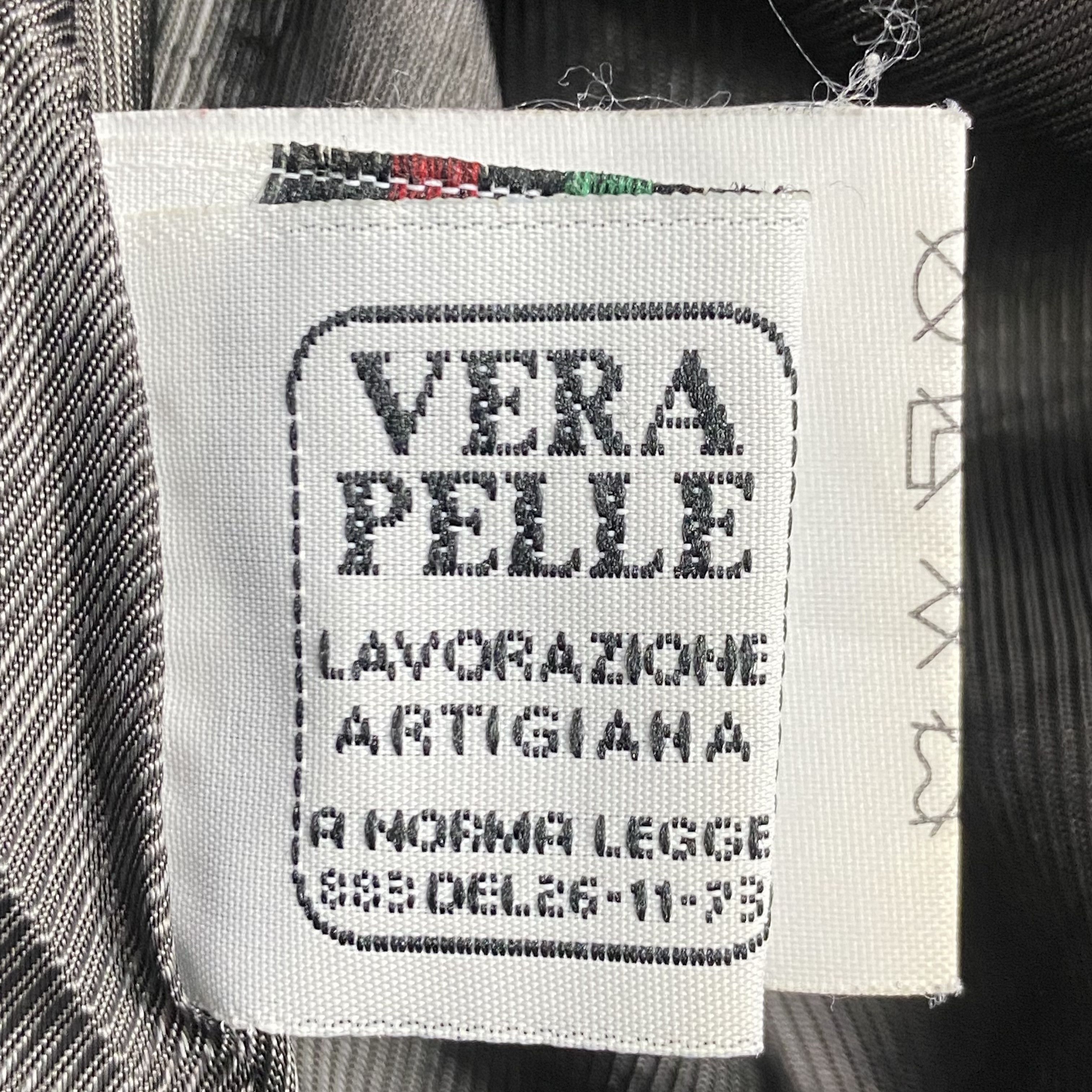 Vera Pelle VERA PELLE ARCHIVE 1980s RARE LEATHER TRENCH JACKET - № 2229 Size US M / EU 48-50 / 2 - 11 Thumbnail
