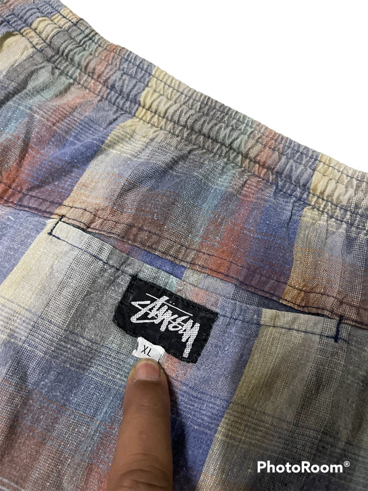 Stussy Vintage Oversized Stussy Fresh Gear Checkered Shorts Pant Size US 38 / EU 54 - 8 Thumbnail