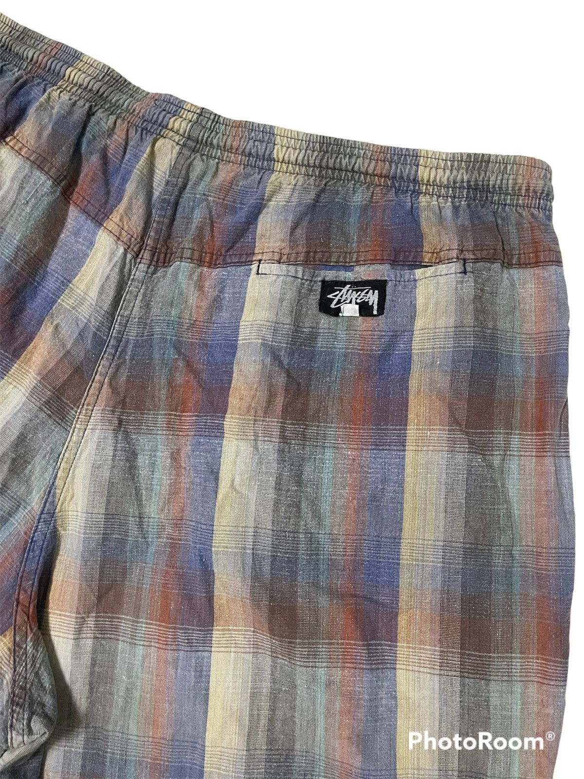 Stussy Vintage Oversized Stussy Fresh Gear Checkered Shorts Pant Size US 38 / EU 54 - 6 Thumbnail