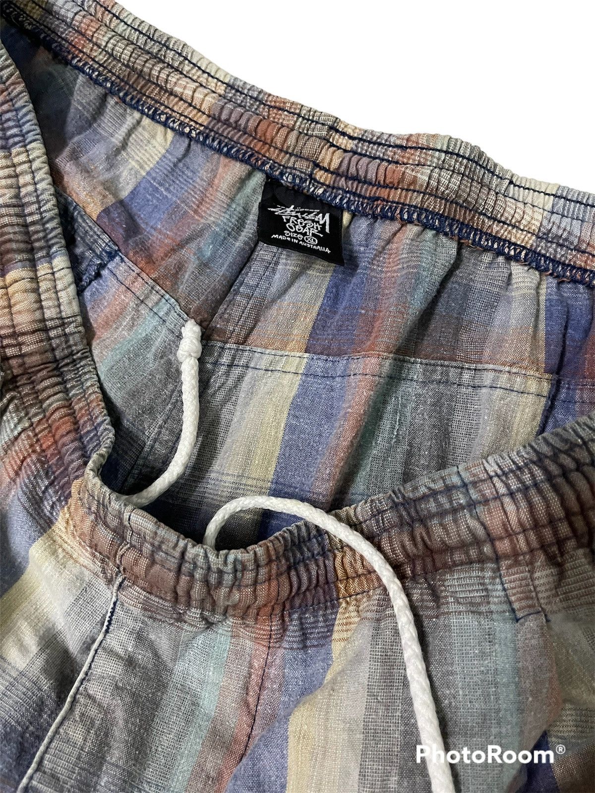 Stussy Vintage Oversized Stussy Fresh Gear Checkered Shorts Pant Size US 38 / EU 54 - 4 Thumbnail